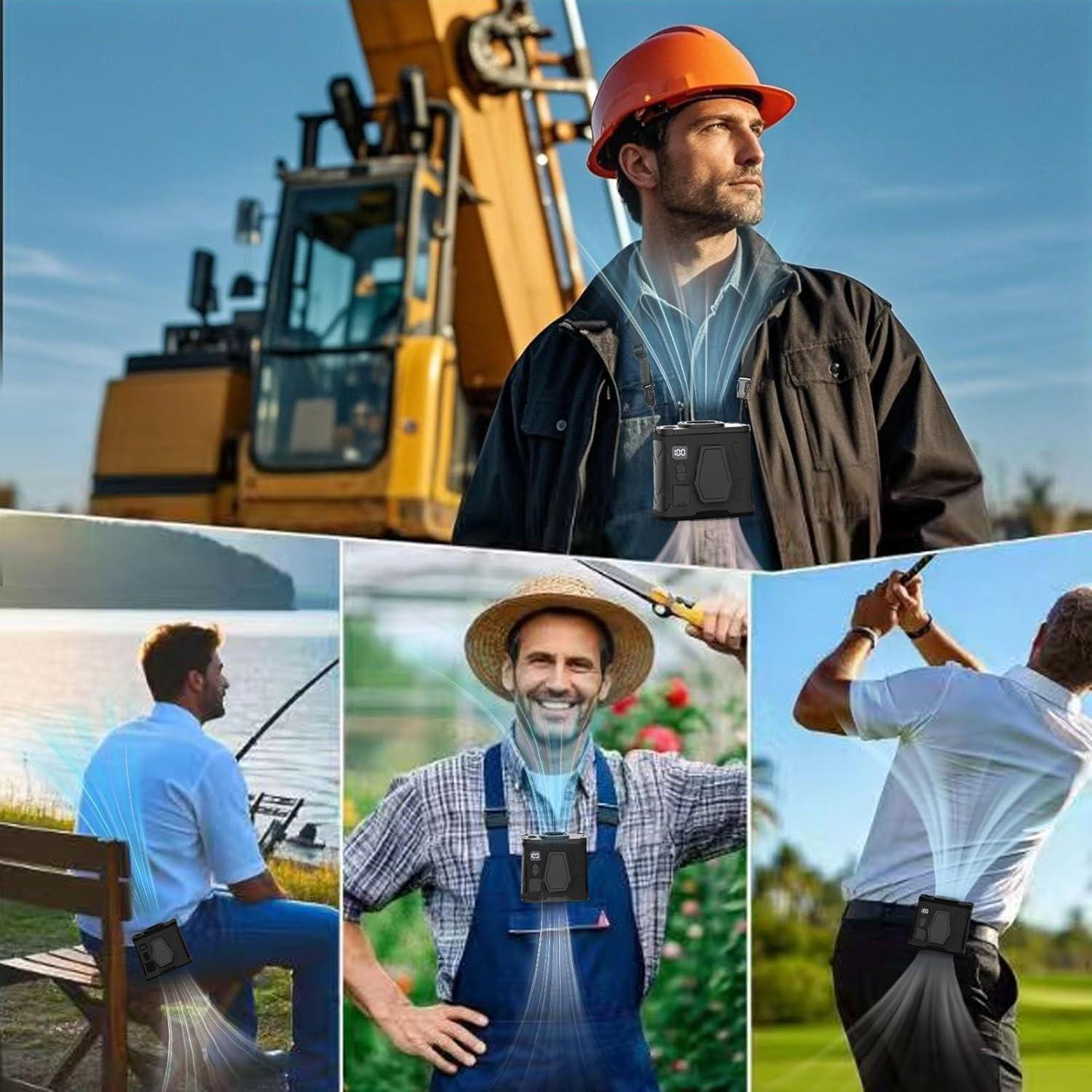 Ventilador Portátil Beefull DFS 10000mAh 16000RPM 40H