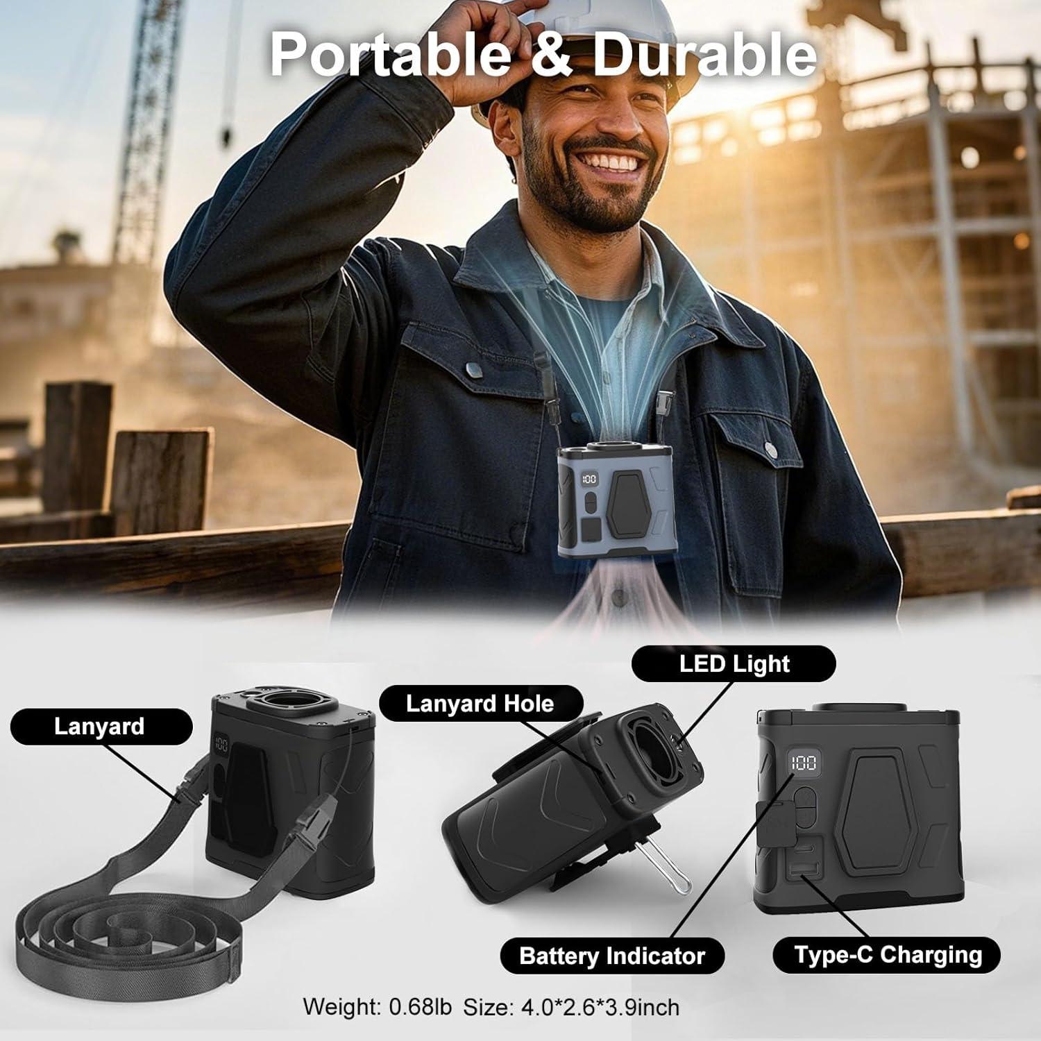 Ventilador Portátil Beefull DFS 10000mAh 16000RPM 40H