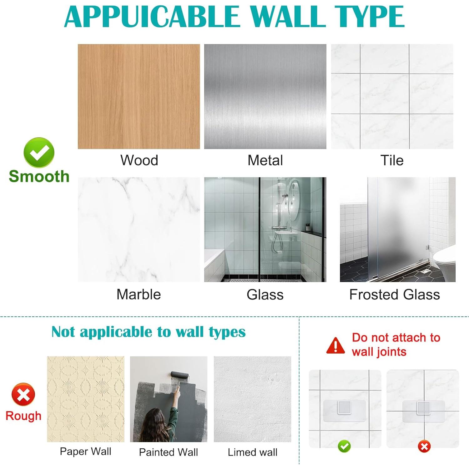 Soporte de Cepillos de Dientes Montado en Pared PARKMANI Plata