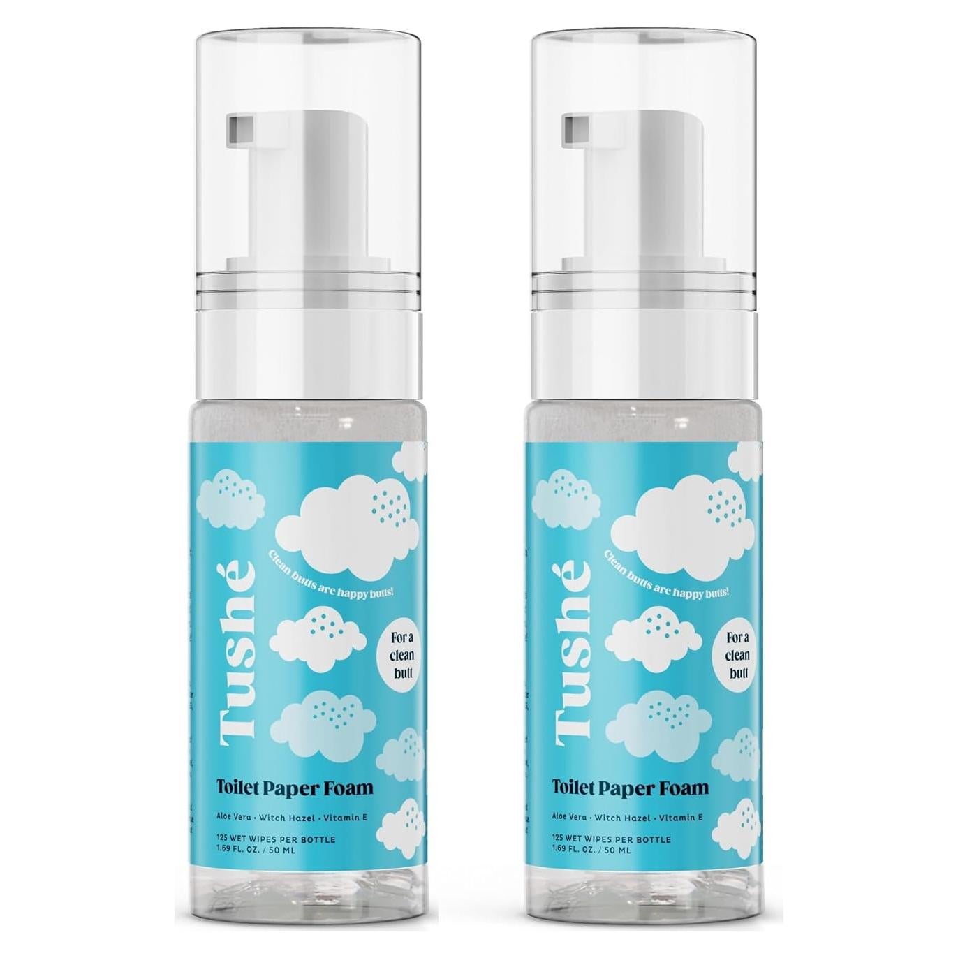 Espuma de Papel Higiénico Tushe - Paquete de 2 x 100ml