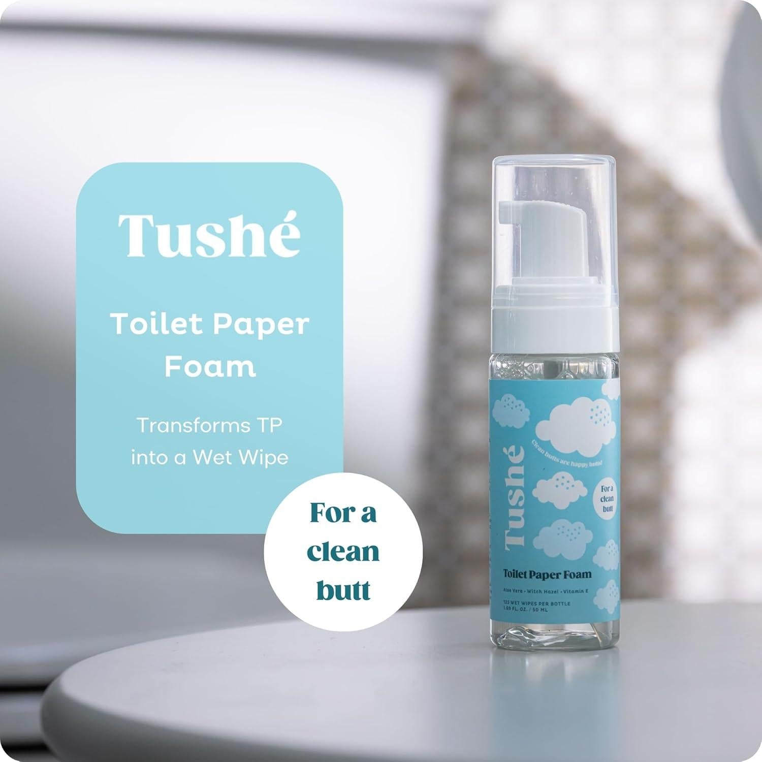 Espuma de Papel Higiénico Tushe - Paquete de 2 x 100ml