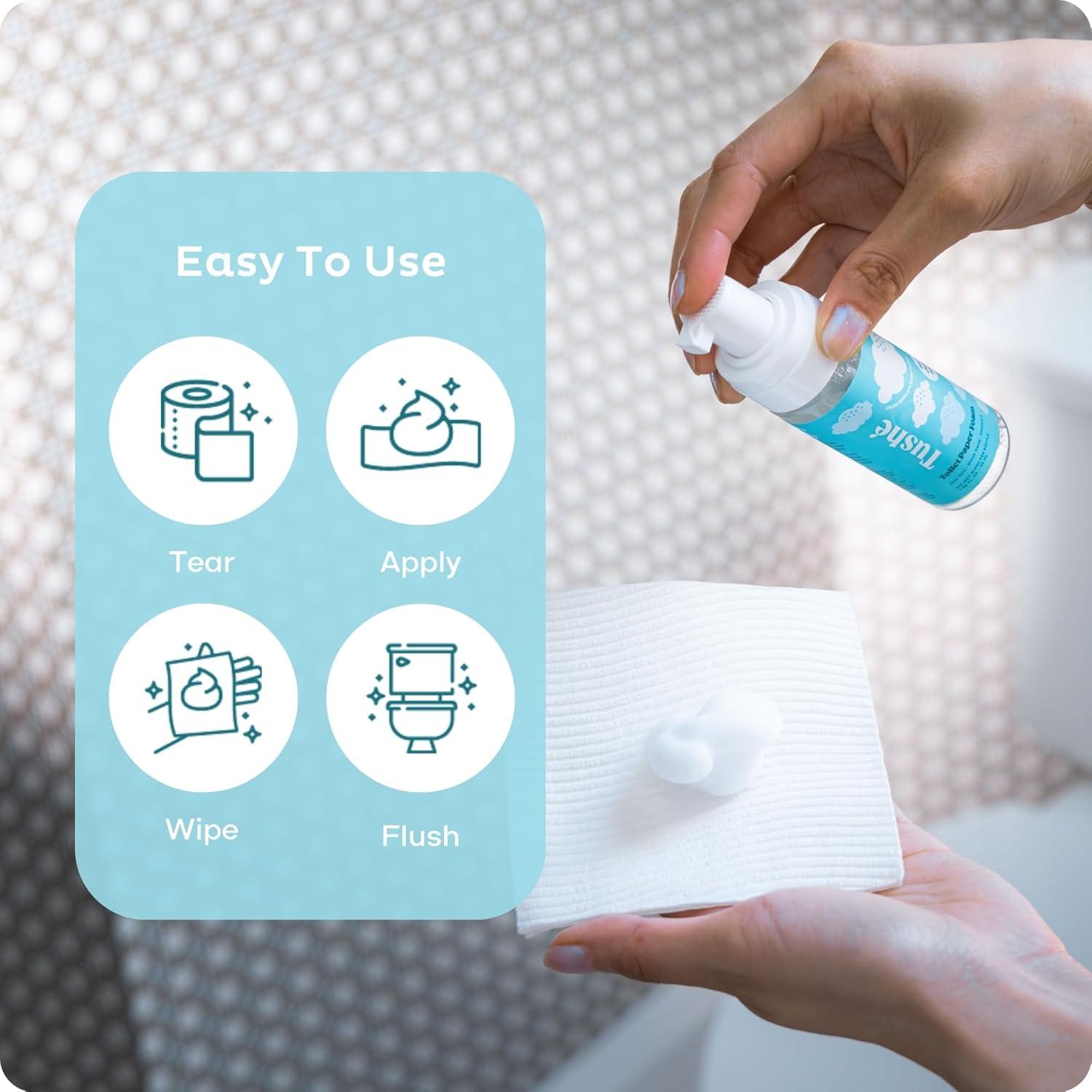 Espuma de Papel Higiénico Tushe - Paquete de 2 x 100ml