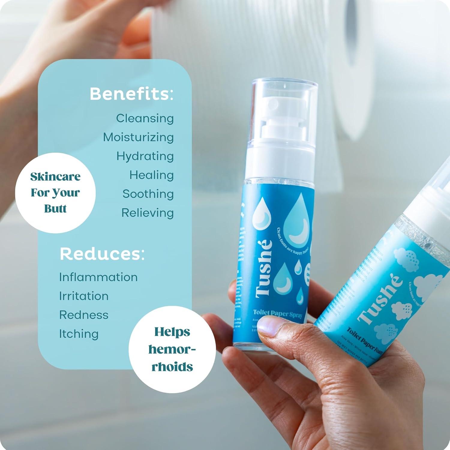 Espuma de Papel Higiénico Tushe - Paquete de 2 x 100ml