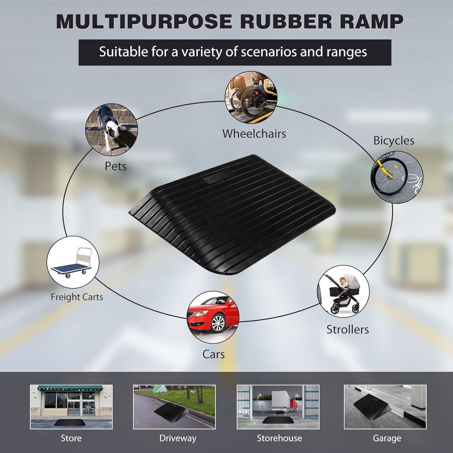 Rampa de umbral Candockway 7.62 cm antideslizante 1995.8 kg