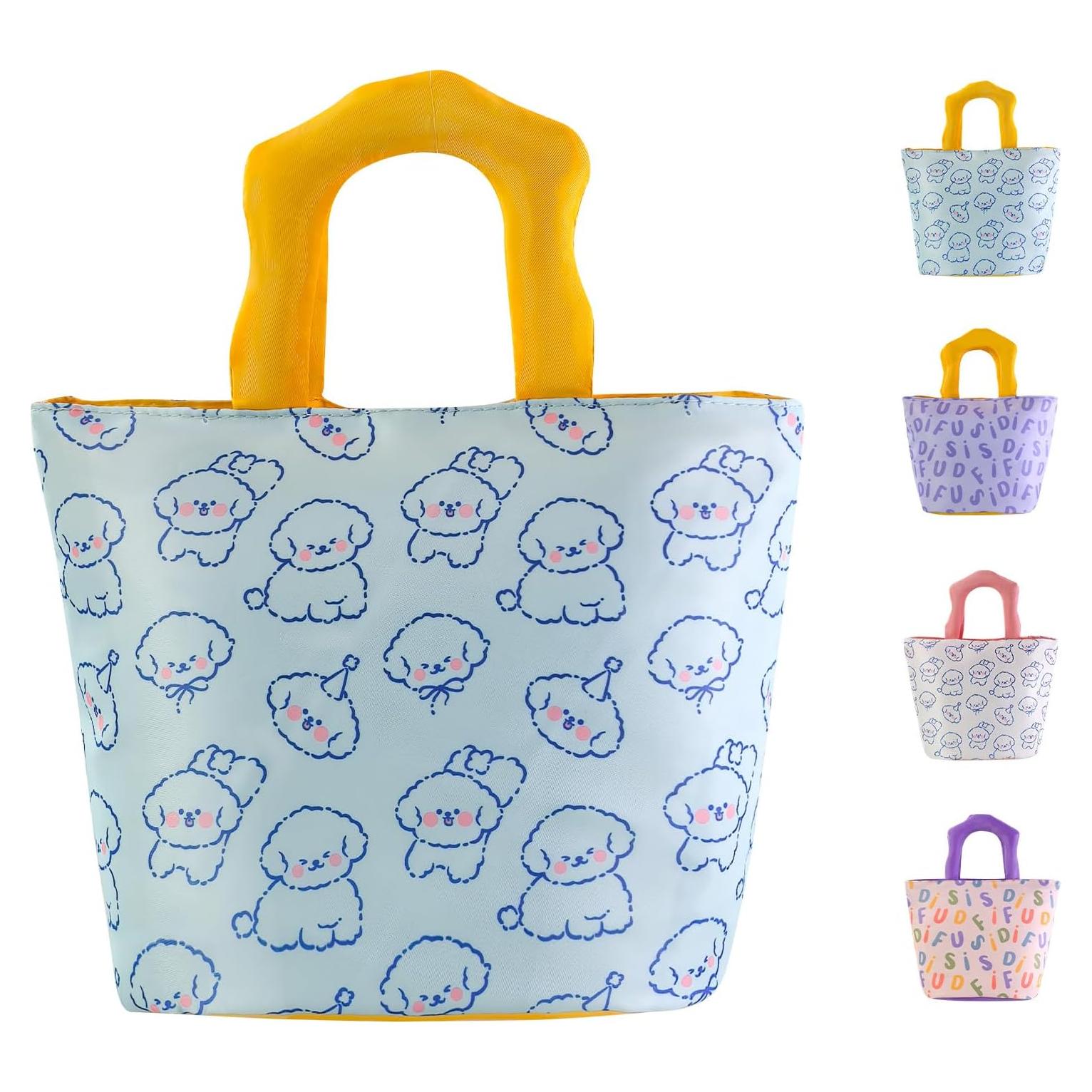 Bolsa de Almuerzo Aislada Homele Perro Azul 30x15x20 cm