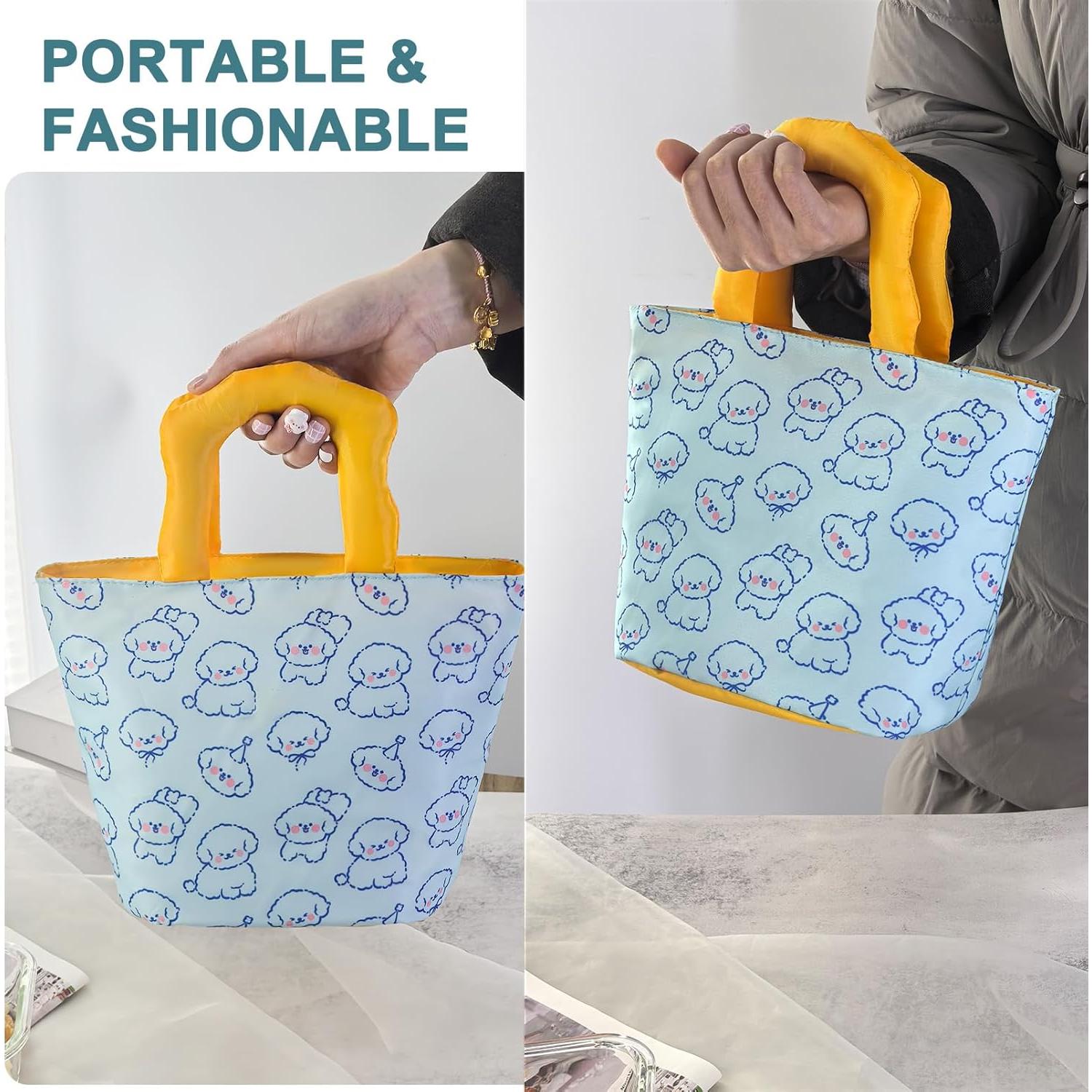 Bolsa de Almuerzo Aislada Homele Perro Azul 30x15x20 cm