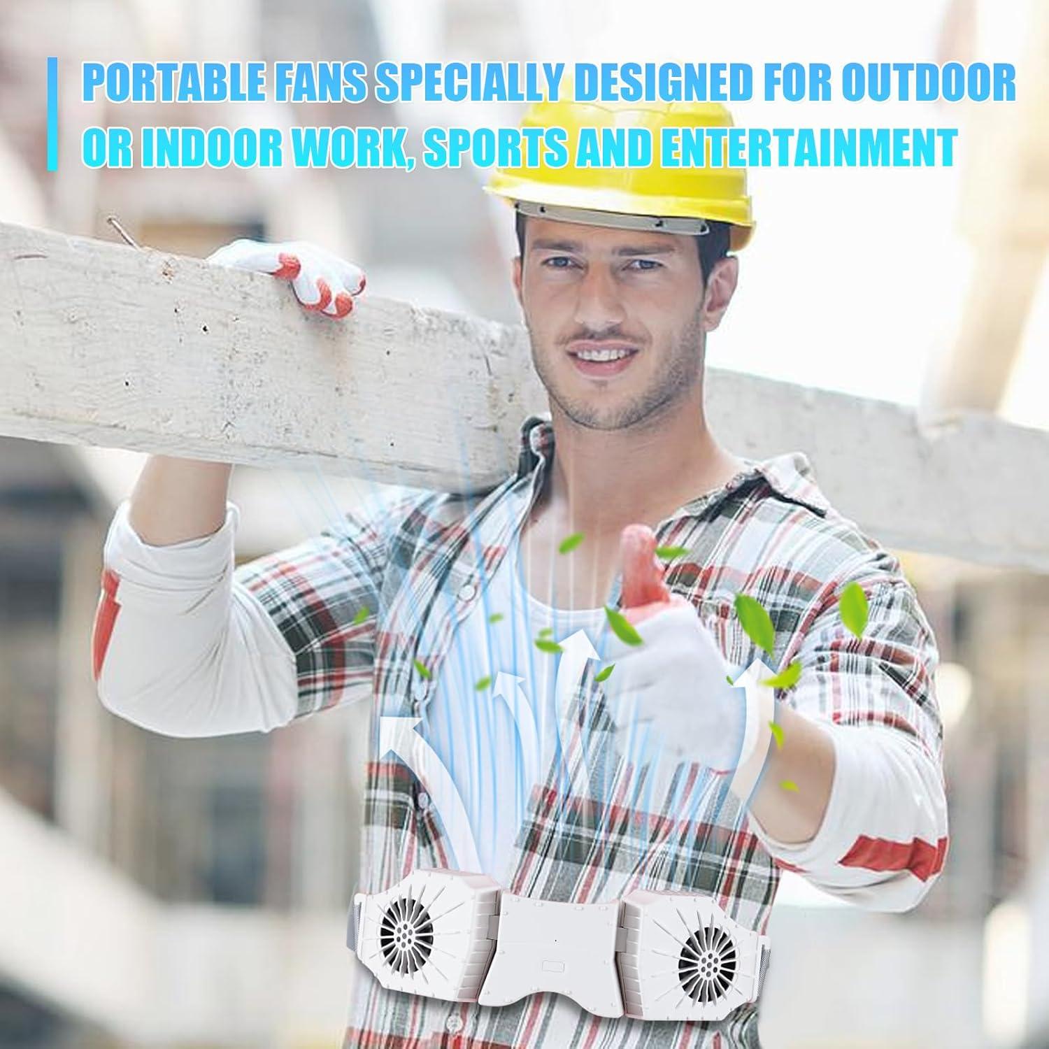 Ventilador de Cintura Portátil Recargable Onovatpol 8000mAh