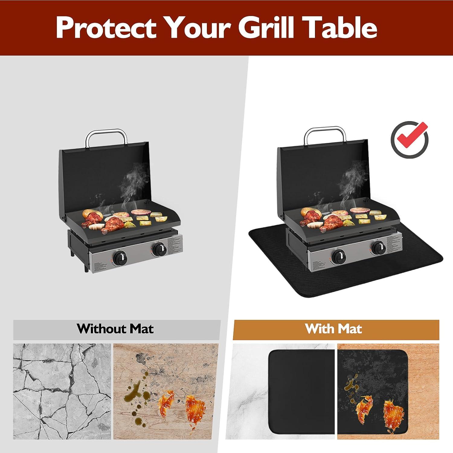 Mats Resistentes al Calor SUNICO 38x46cm para Parrilla