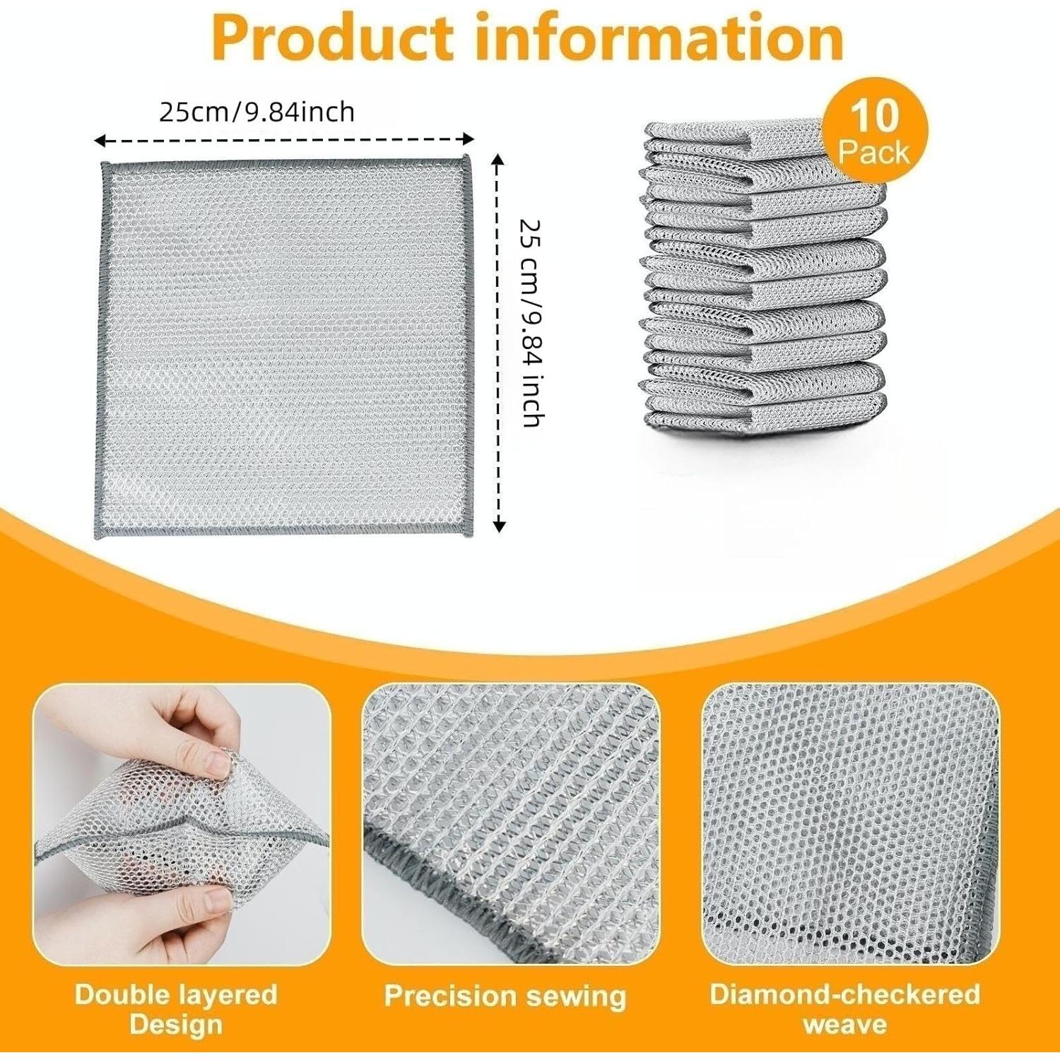 Estropajos de Limpieza UFOGIFF 10 Piezas Extra Grandes