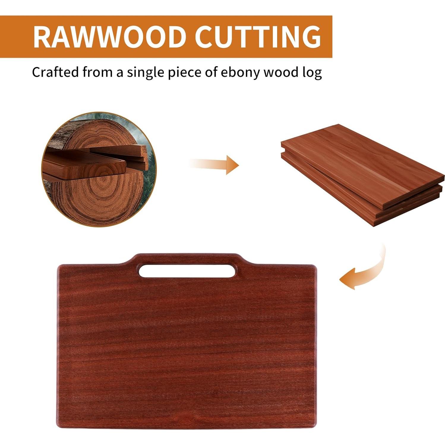 Bandeja Deslizante de Madera de Ébano MOLANZ Horizontal