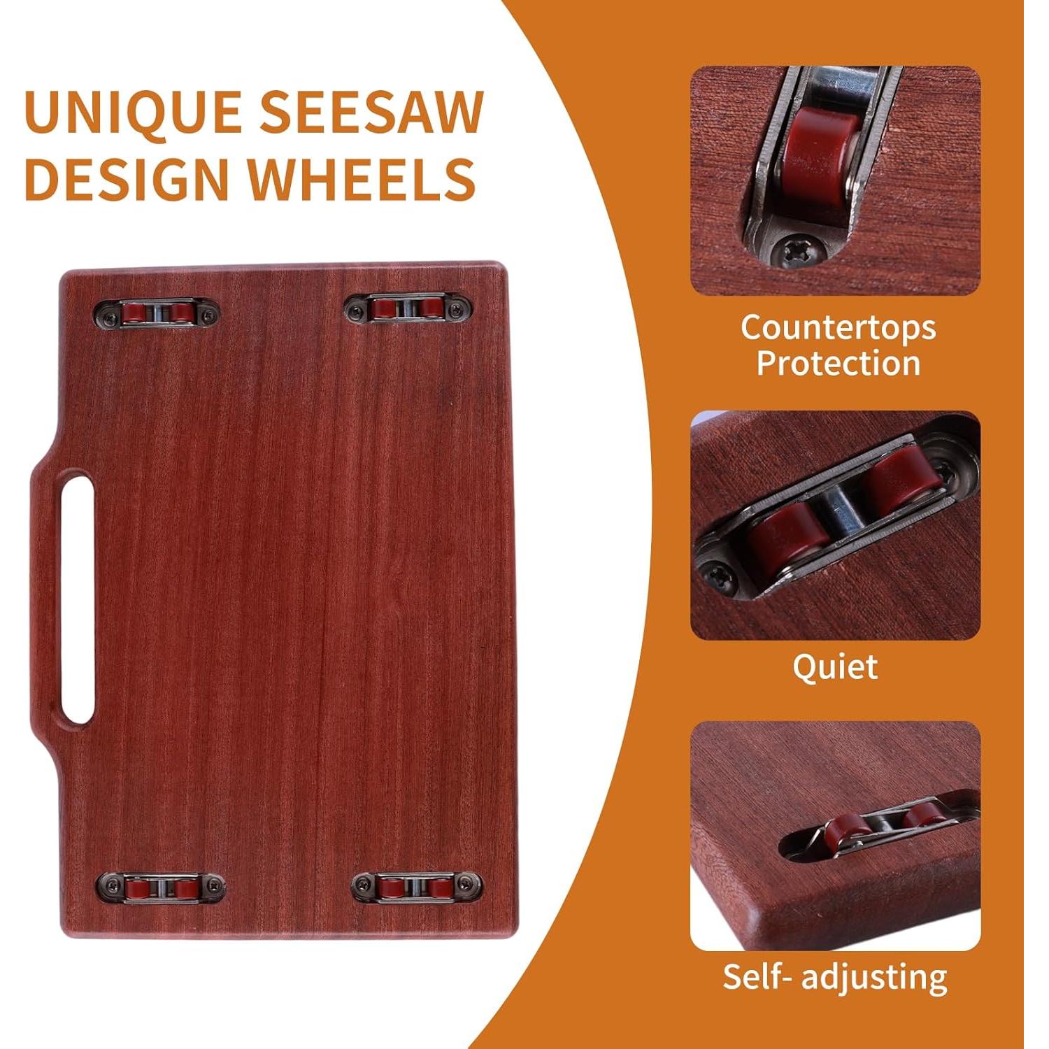 Bandeja Deslizante de Madera de Ébano MOLANZ Horizontal