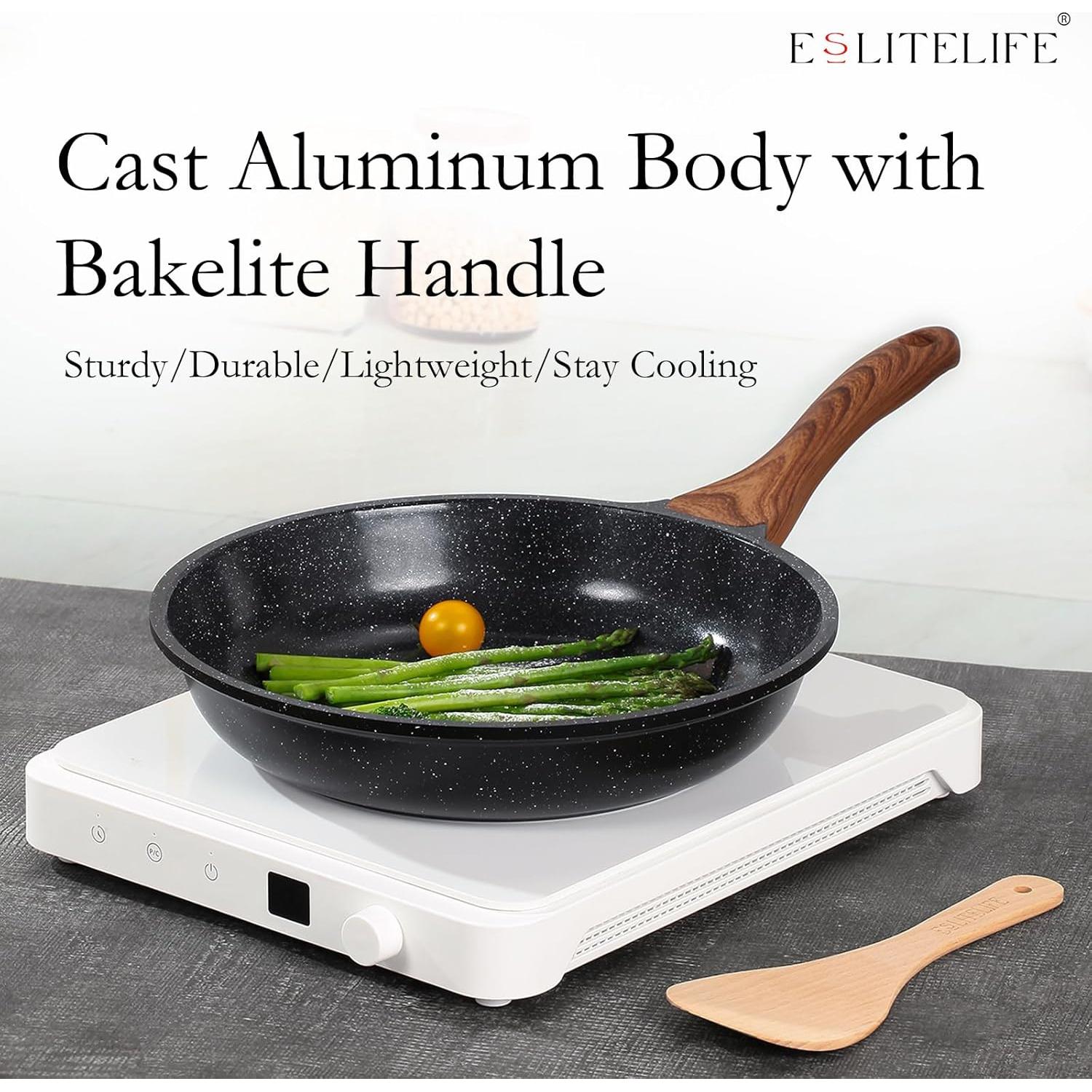 Sartén de Cerámica Antiadherente ESLITE LIFE 20 cm con Tapa