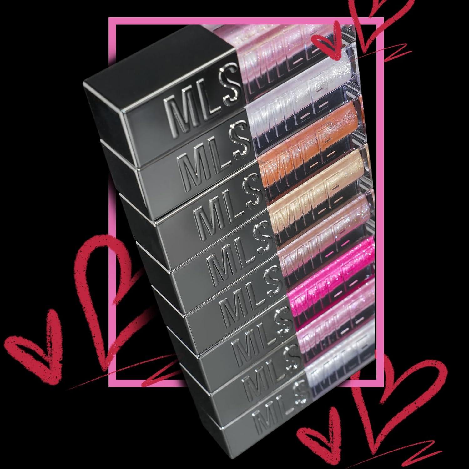 Set de 3 Gloss Labial Glitter MLSMILE 10ml Hidratante