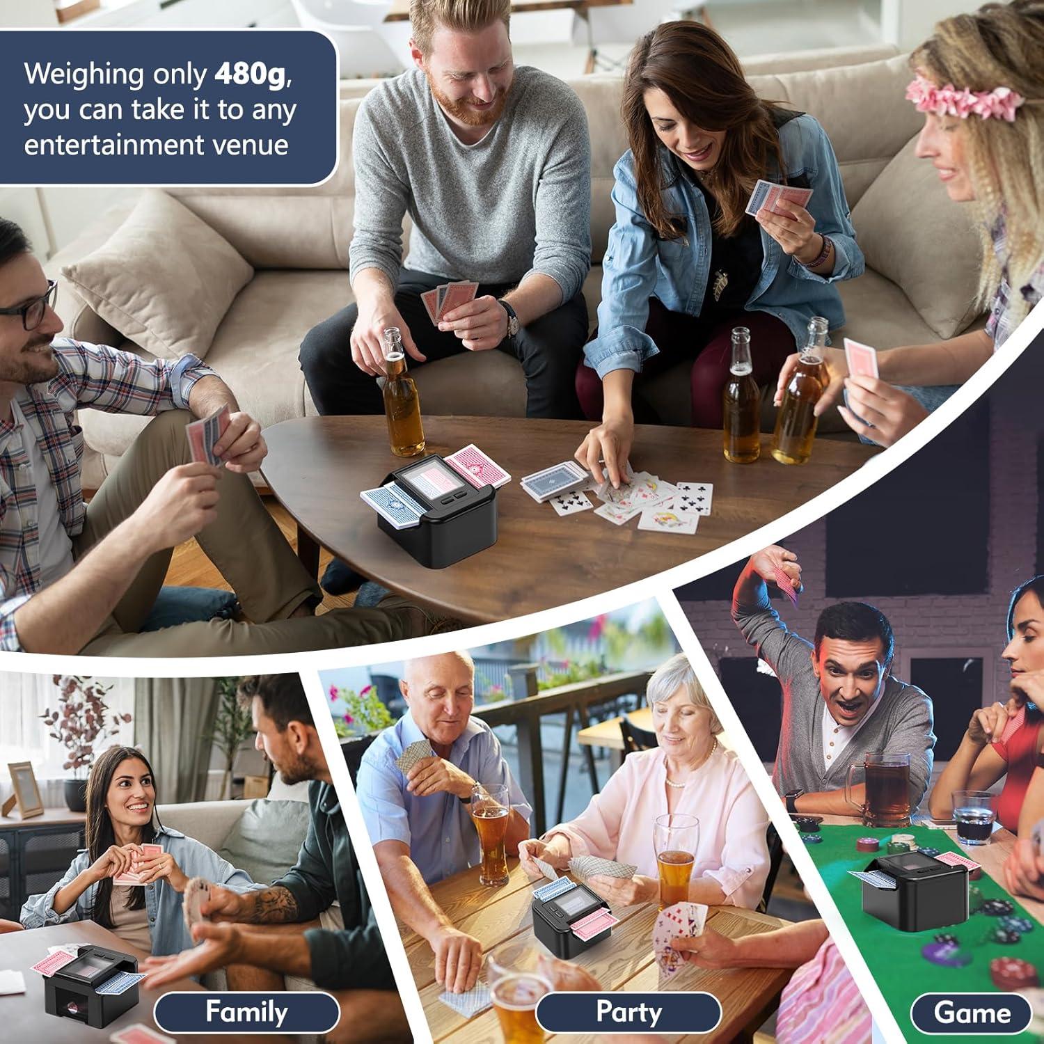 Barajador Automático de Cartas ShinePick - Eléctrico, 2000mAh