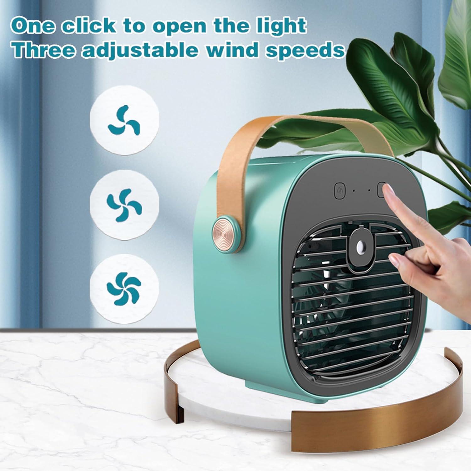 Acondicionador de Aire Portátil Gootu F12 USB 6000mAh Azul