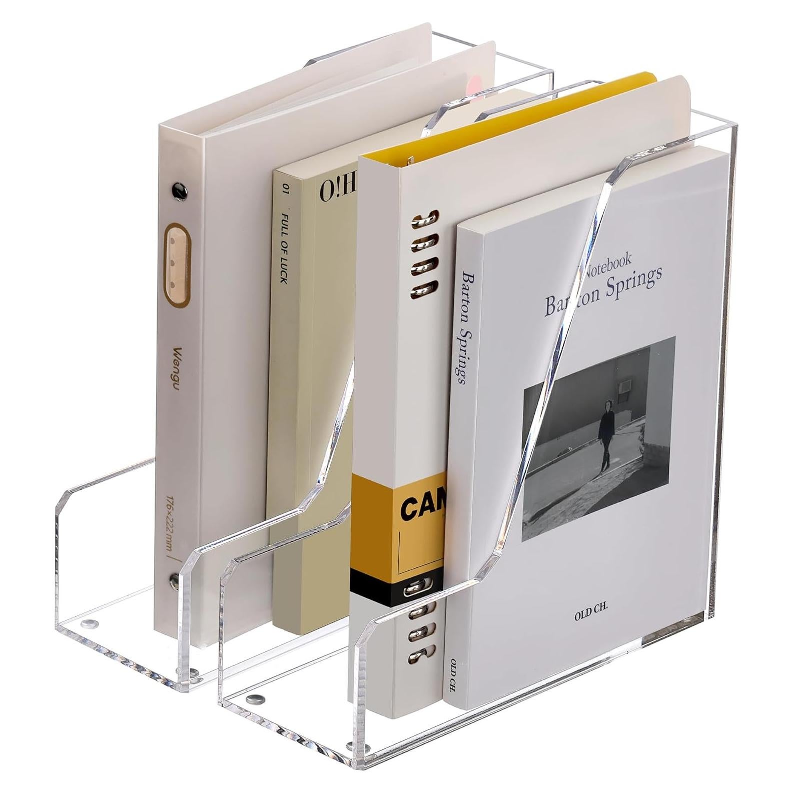 Organizador de Archivos Acrílico SANRUI 2 Paquete Transparente