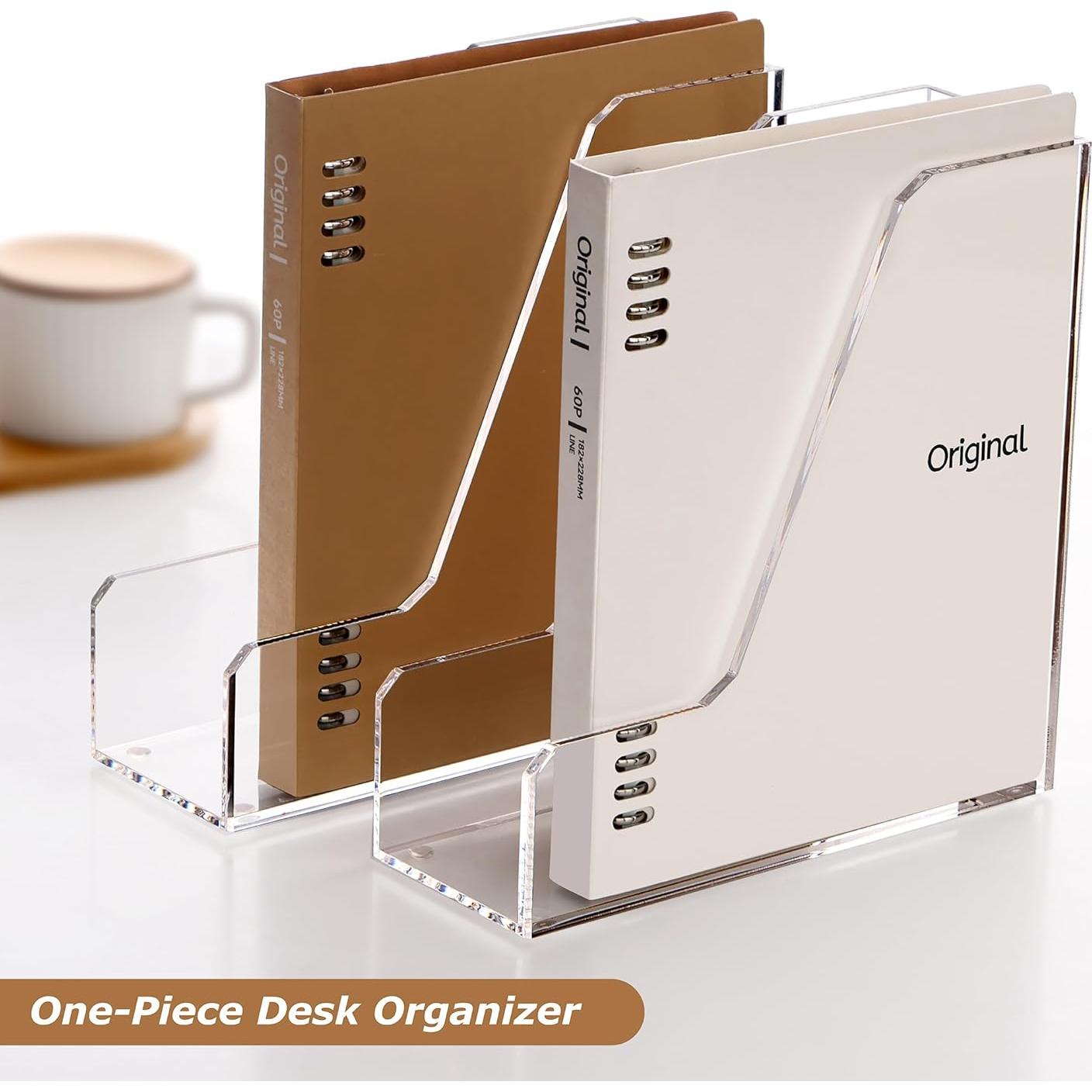 Organizador de Archivos Acrílico SANRUI 2 Paquete Transparente