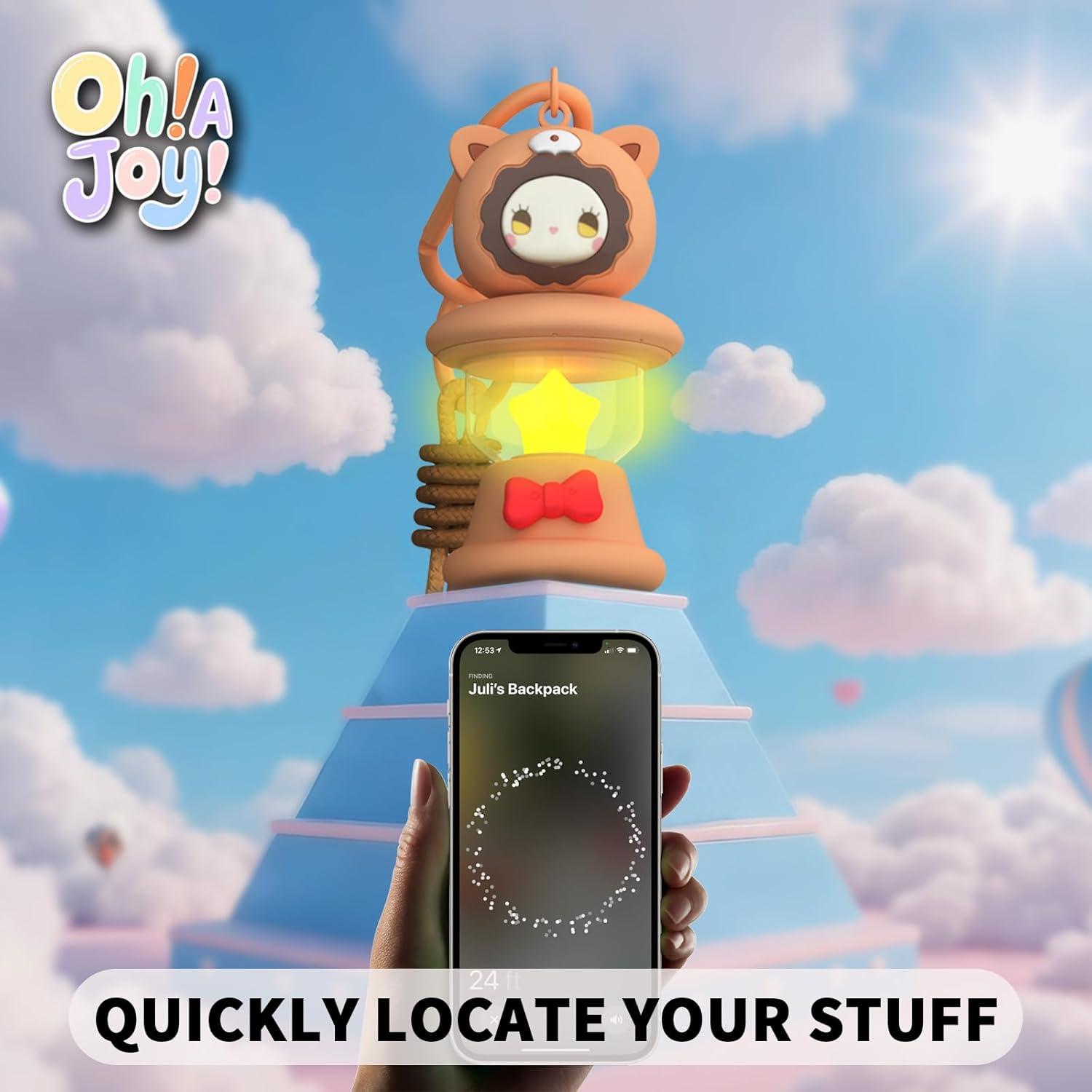 Funda OAJ para AirTag Oso Brillante en la Oscuridad