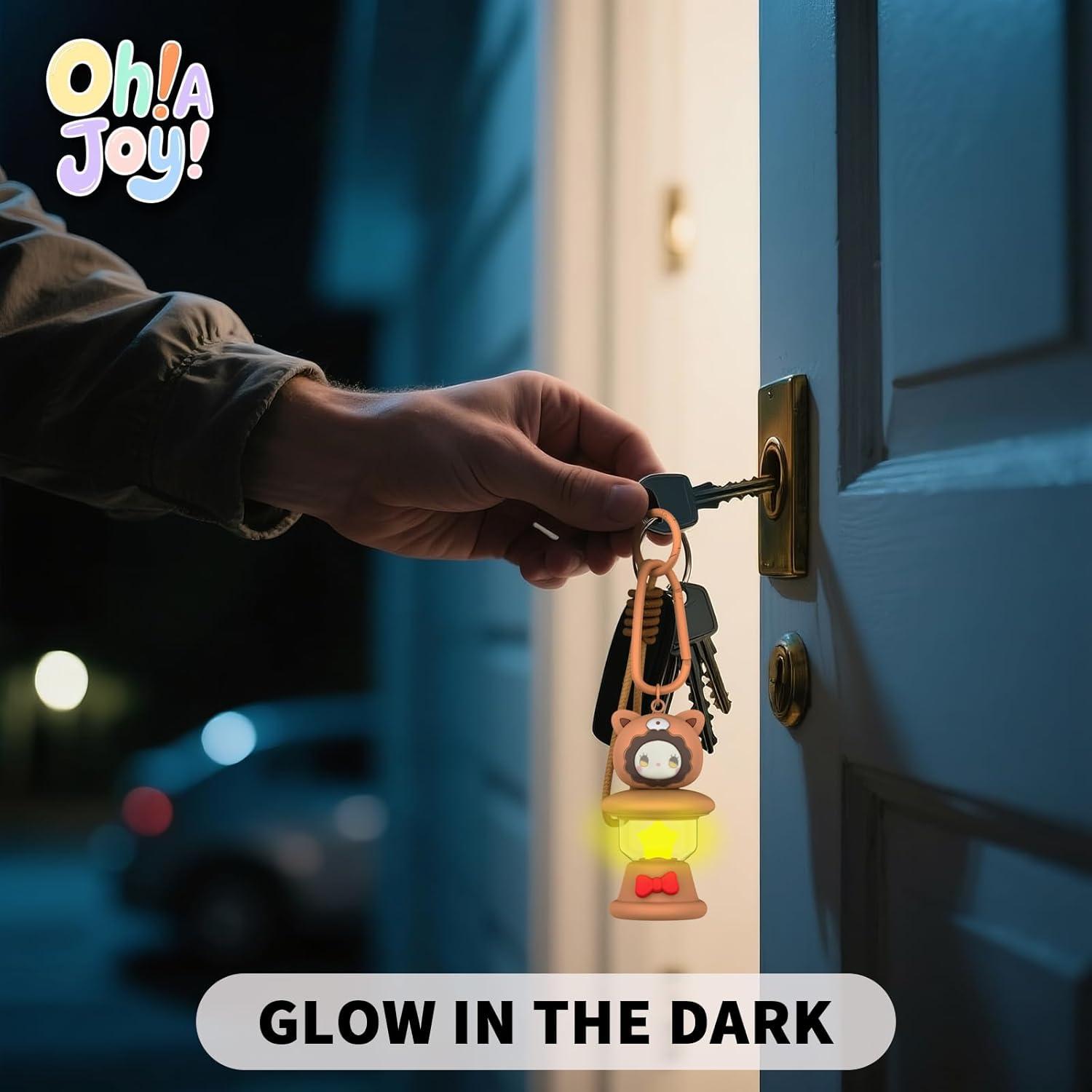 Funda OAJ para AirTag Oso Brillante en la Oscuridad