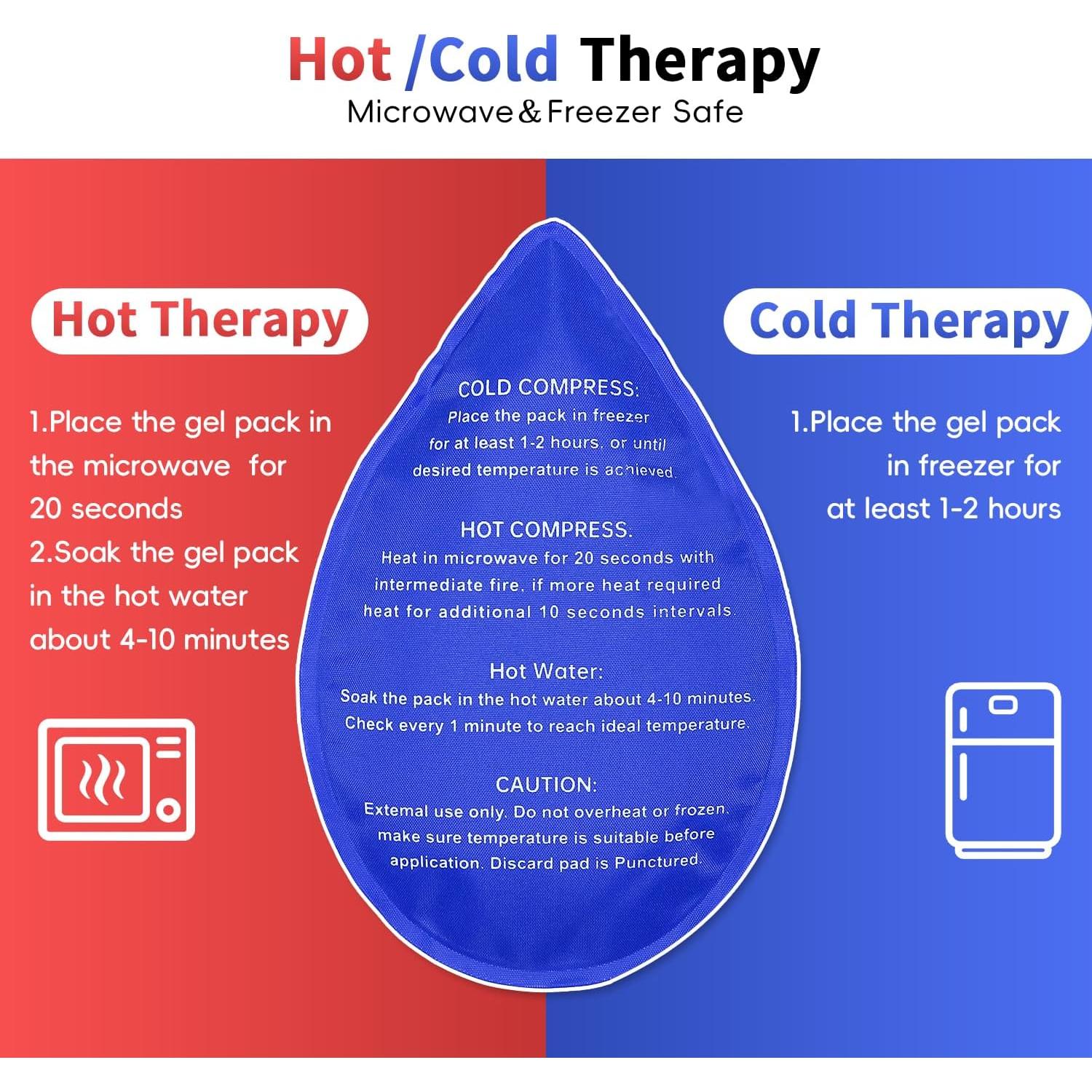 Compresa de Hielo CONBELLA para Alivio de Dolor Facial - Negro