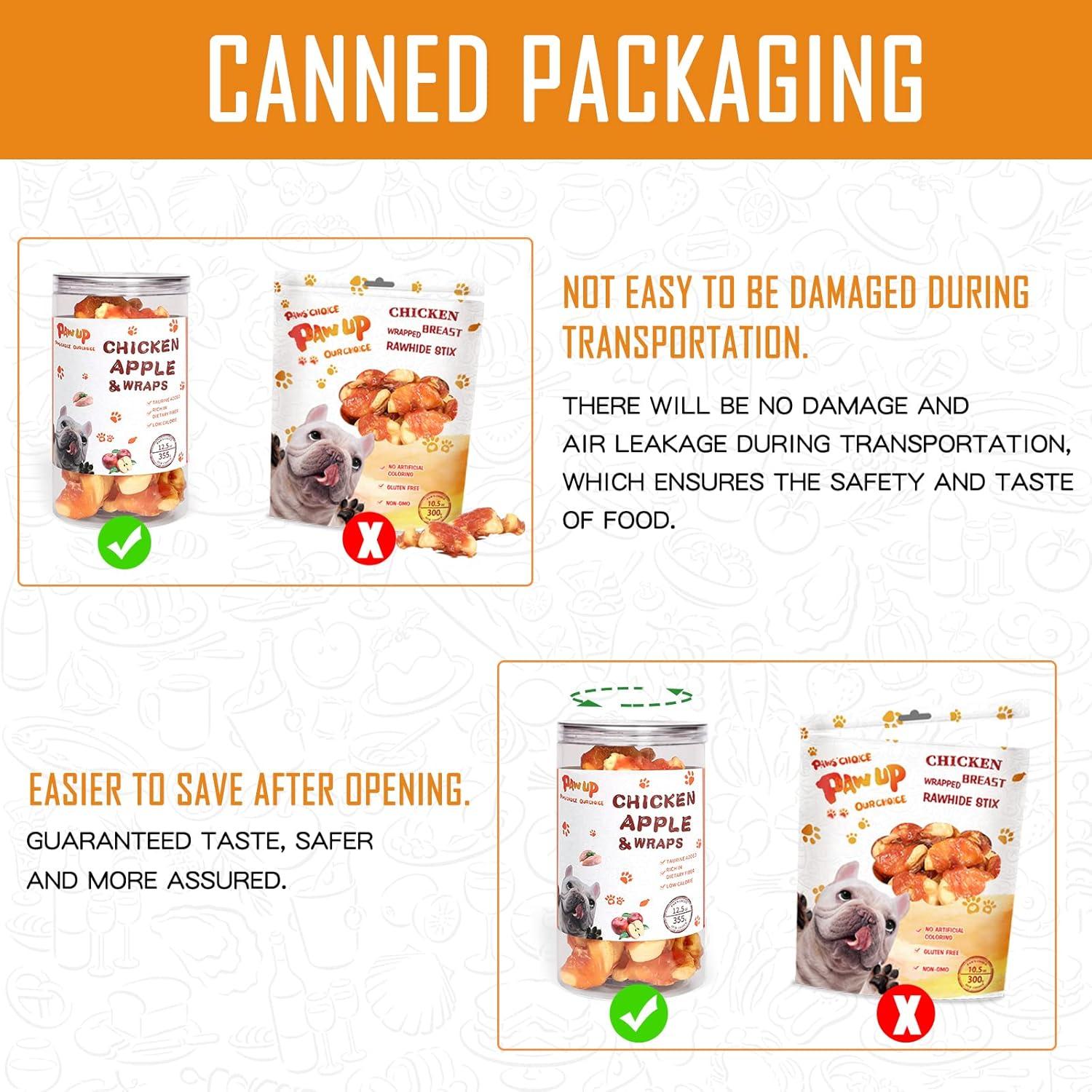 Galletas Masticables para Perros PAWUP Pollo y Batata 354 g