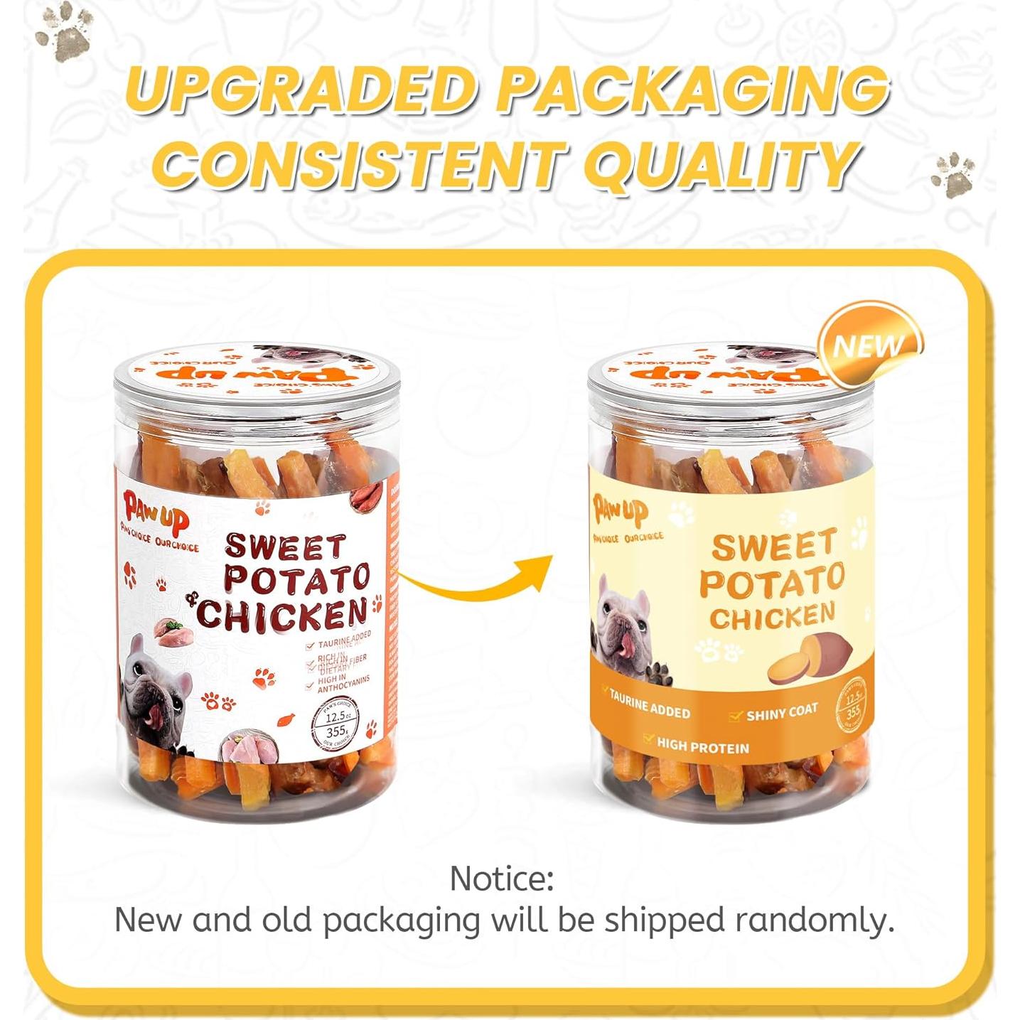 Galletas Masticables para Perros PAWUP Pollo y Batata 354 g