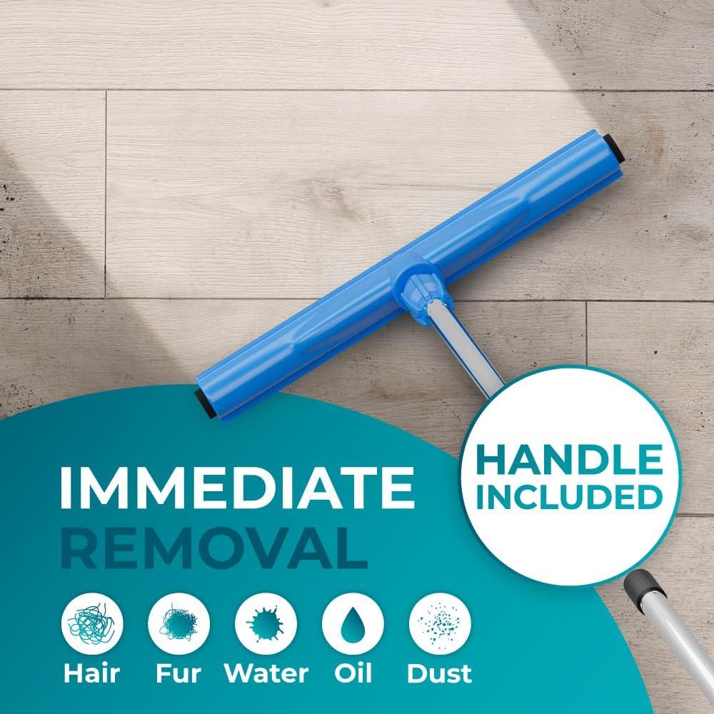 Escobilla de Suelo HeloMor 2 Piezas 43 cm Verde y Azul