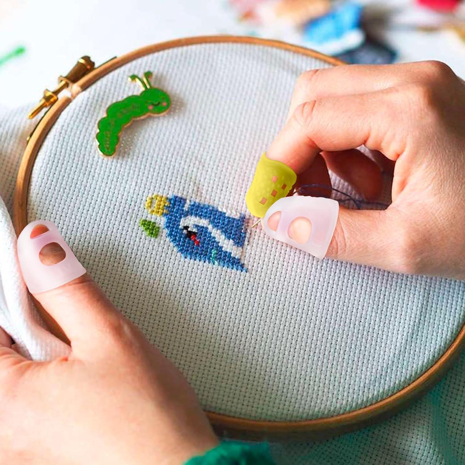 20 Protectores de Punta de Dedo de Goma Pndeyo - 5 Colores