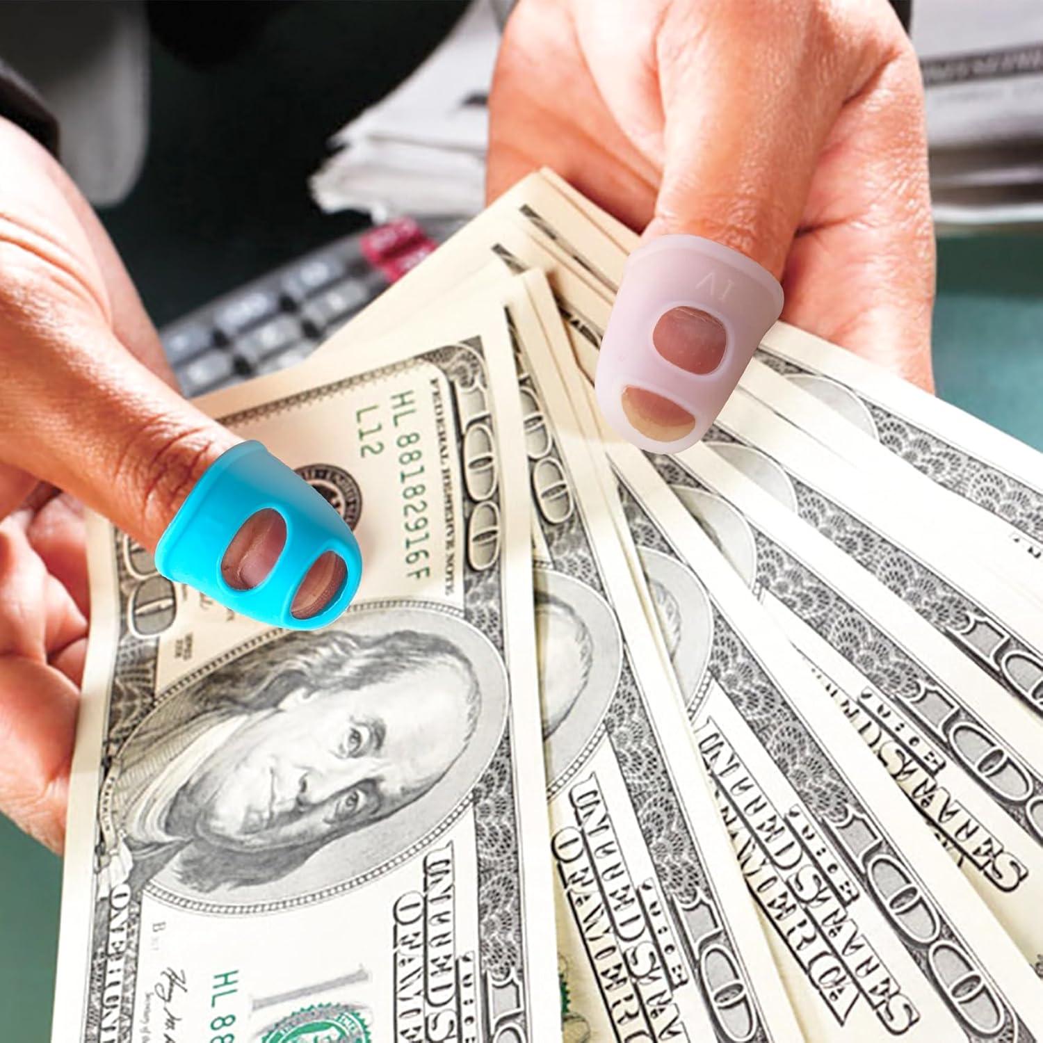 20 Protectores de Punta de Dedo de Goma Pndeyo - 5 Colores