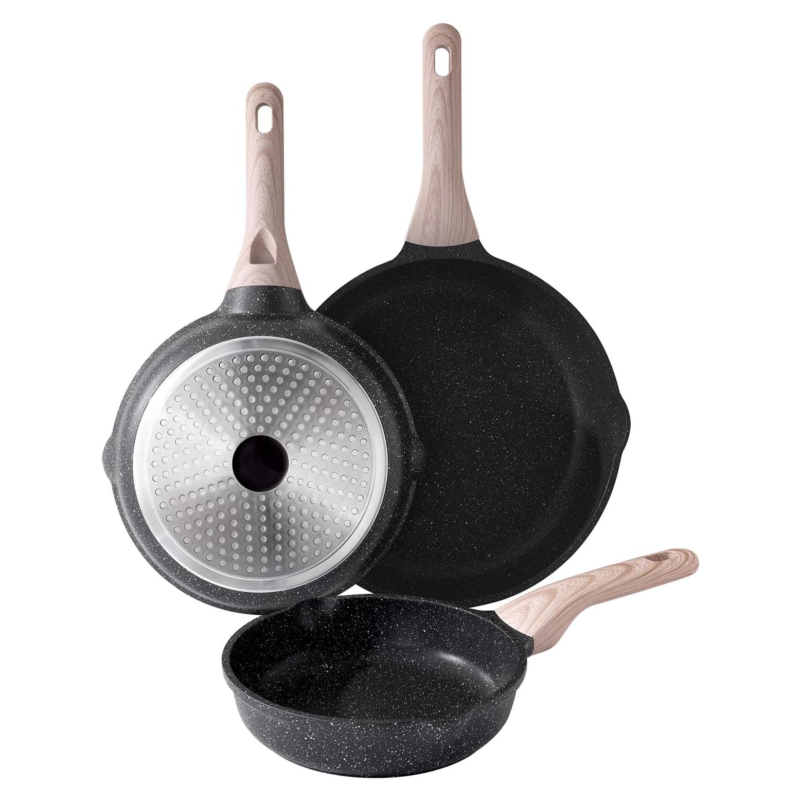 Set de 3 Sartenes Antiadherentes Kordisen 20.3-27.9 cm