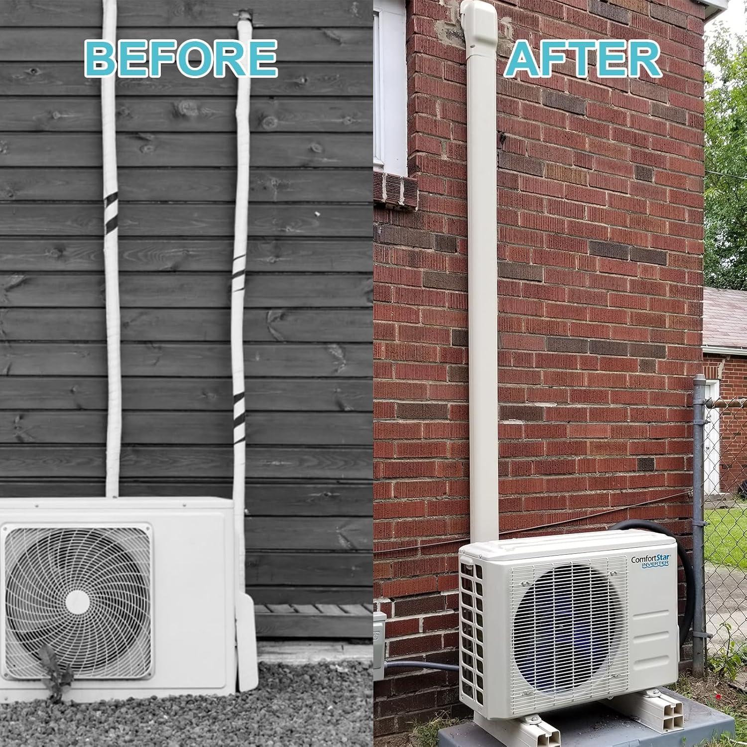 Cubierta de Línea Mini Split KLOLKUTTA 3" x 4.1 m PVC