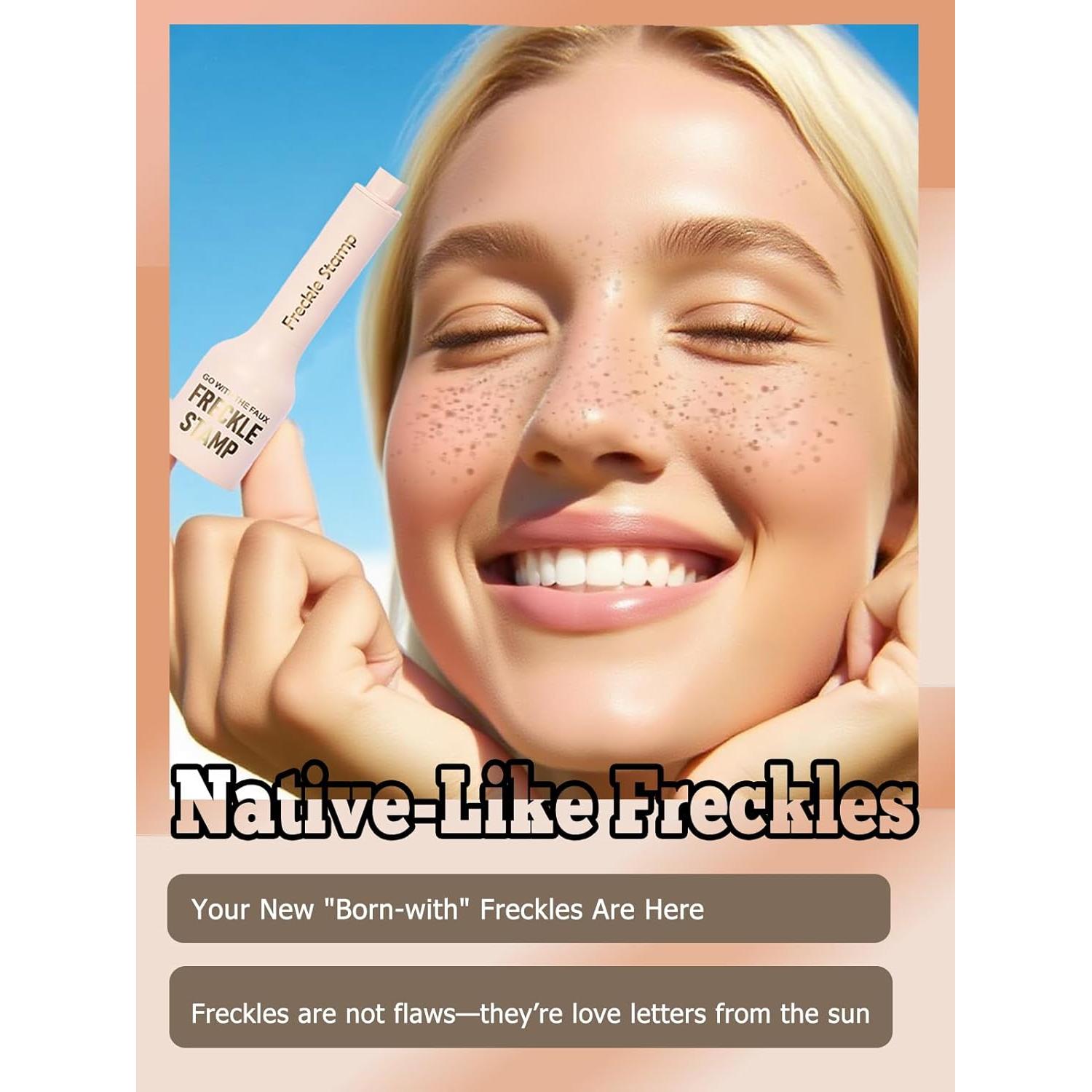 Sello de Pecas Falsas Marrón Claro - Maquillaje Natural 1.5ml