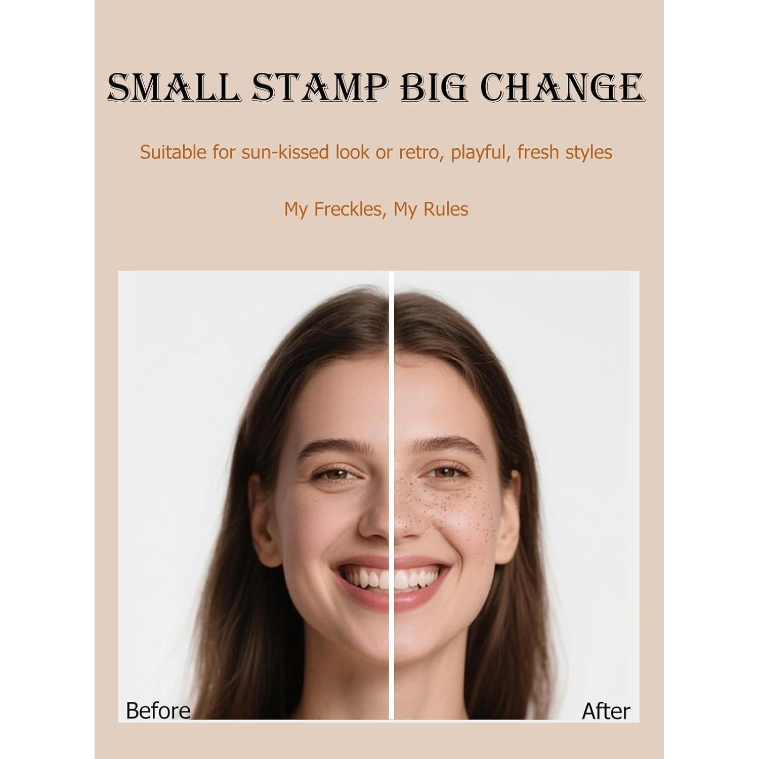 Sello de Pecas Falsas Marrón Claro - Maquillaje Natural 1.5ml