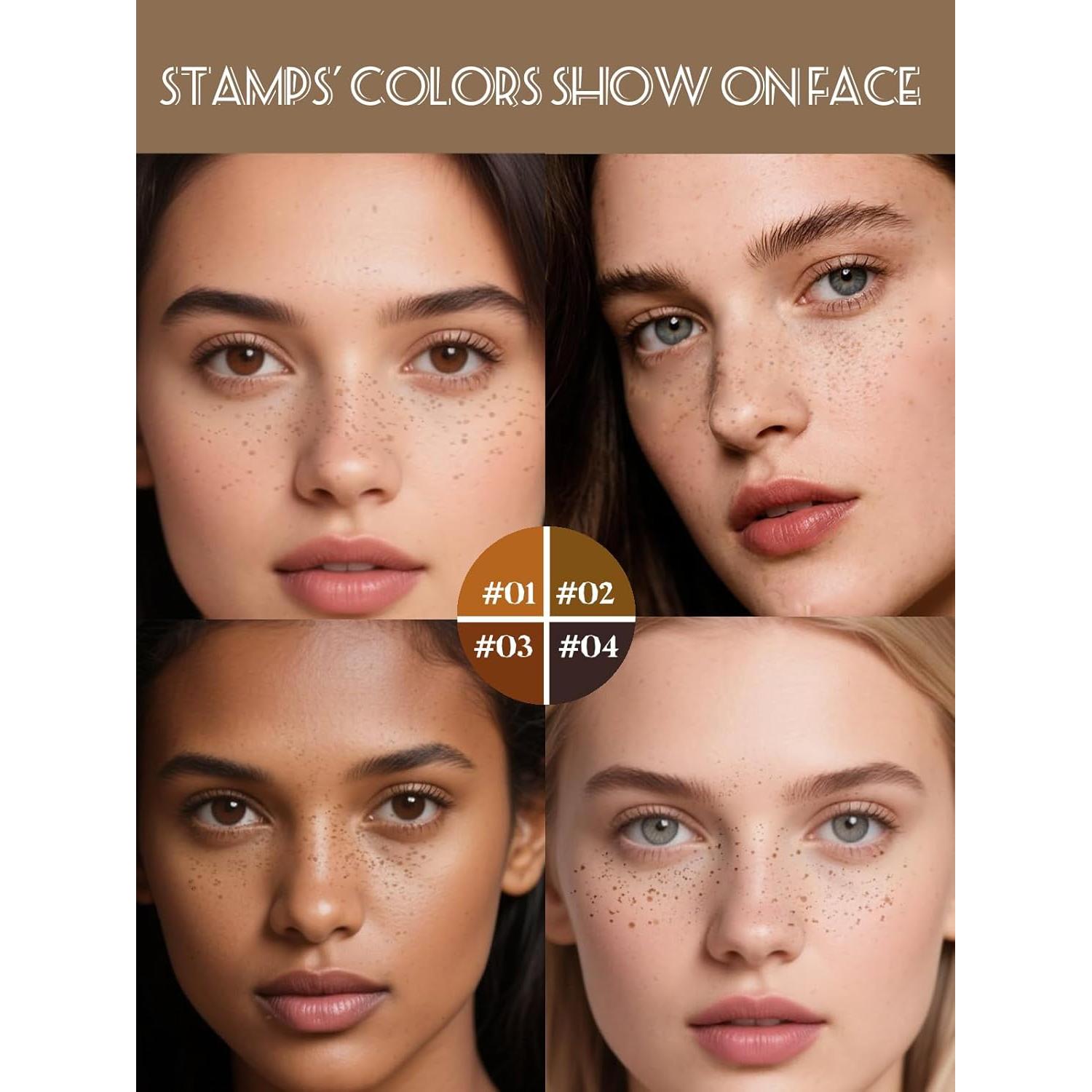 Sello de Pecas Falsas Marrón Claro - Maquillaje Natural 1.5ml