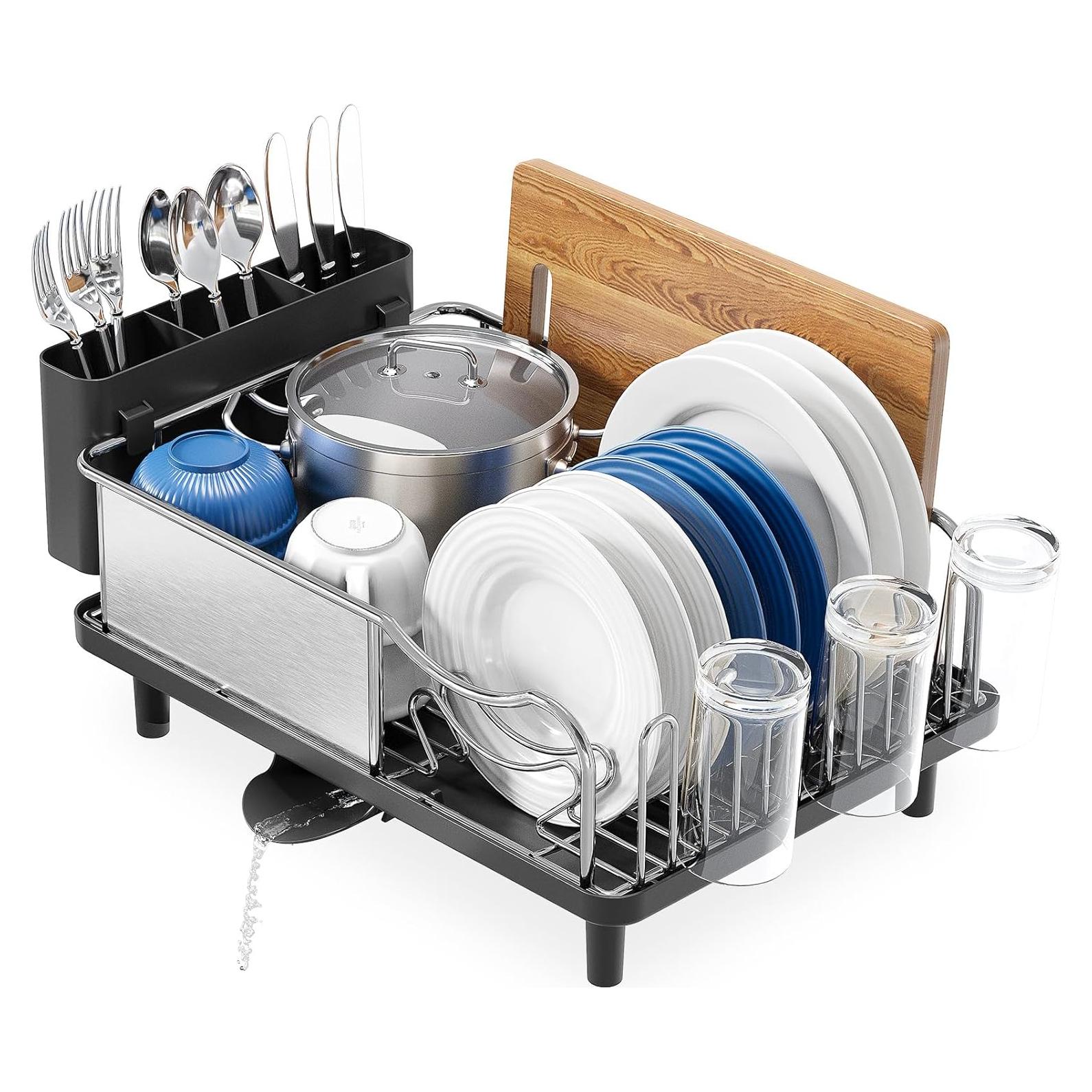 Escurridor de Platos Urackify Acero Inoxidable 304 43.8x32.9cm