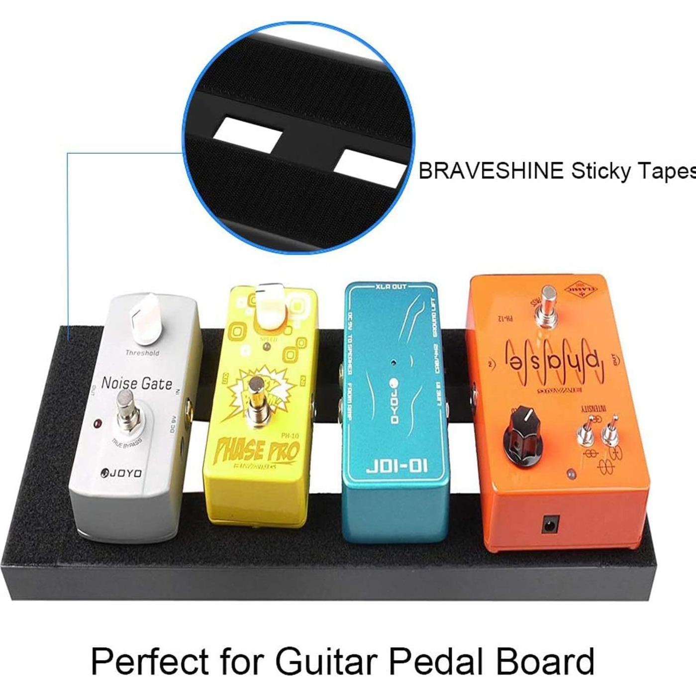 BRAVESHINE Cinta de Gancho y Bucle Adhesiva 1.2x10 cm