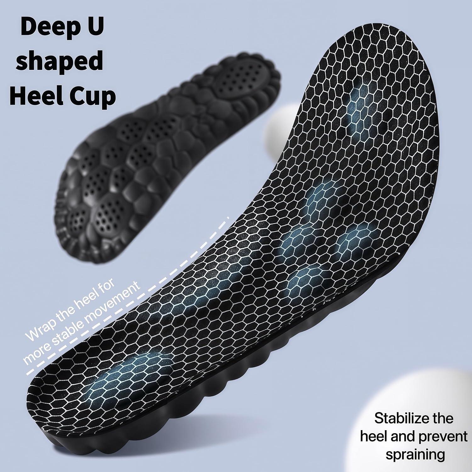 Plantillas Ortopédicas Dreamust 4D para Alivio de Dolor - Negro S