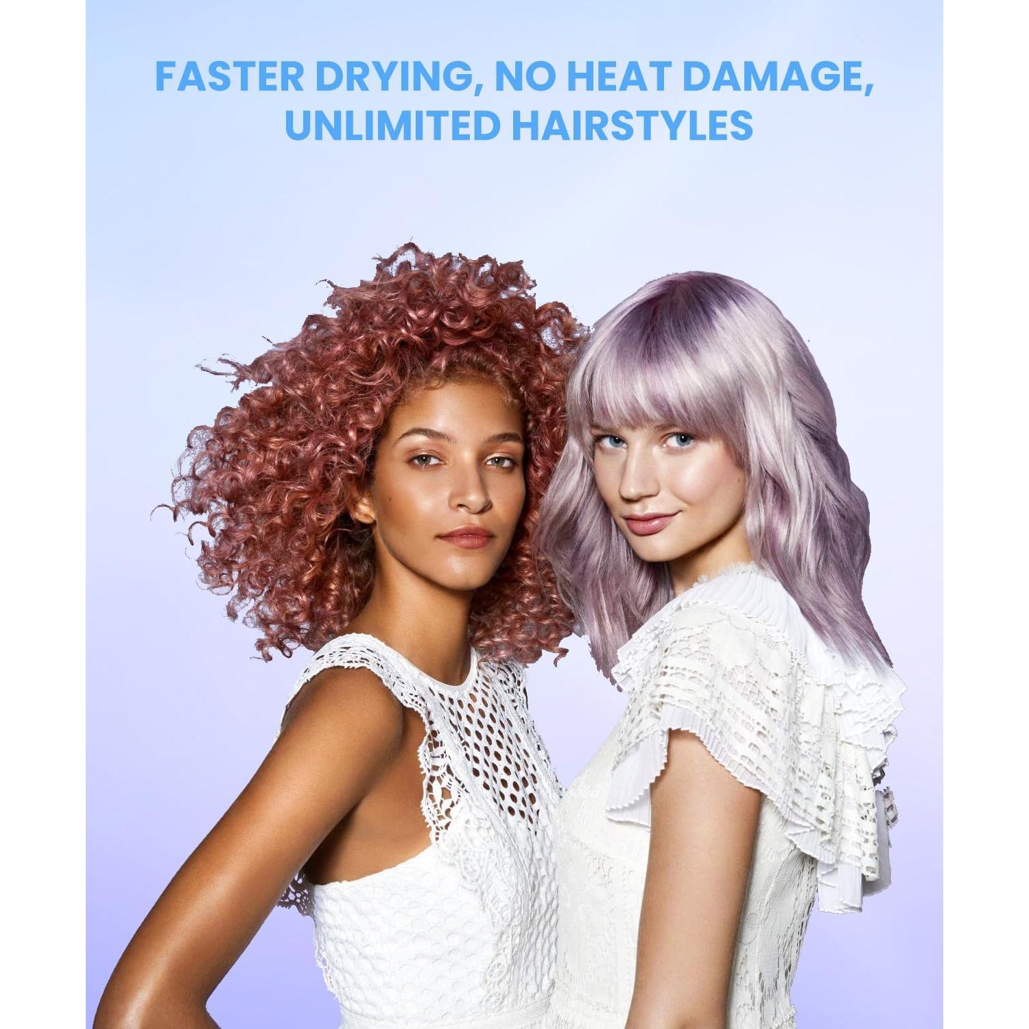 Secador de Pelo LAMPICK Iónico 150000 RPM Azul, 5 Temperaturas