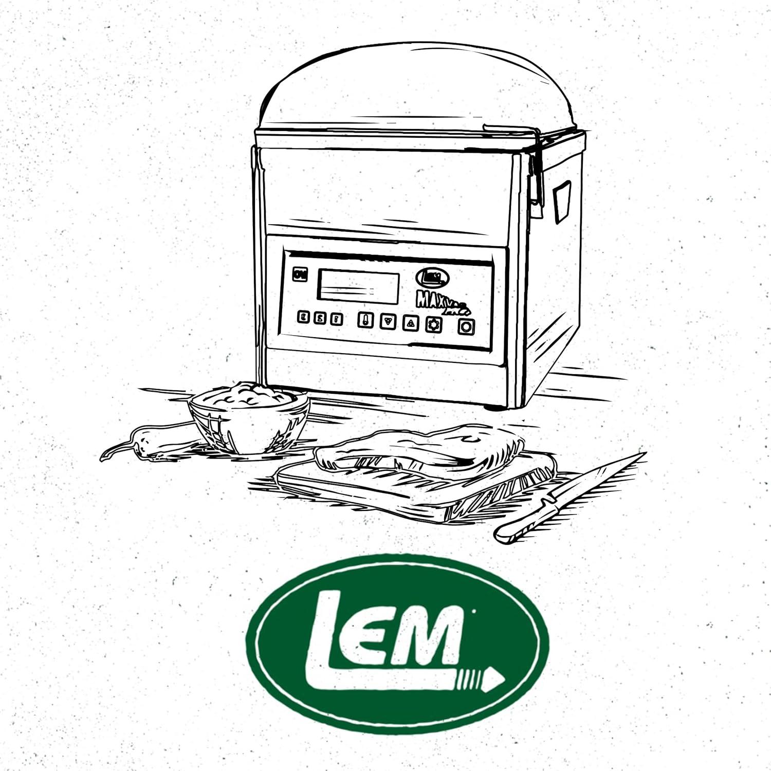 Bolsas de Sellado al Vacío LEM Maxvac Pro 15x23 cm - 250 Unidades