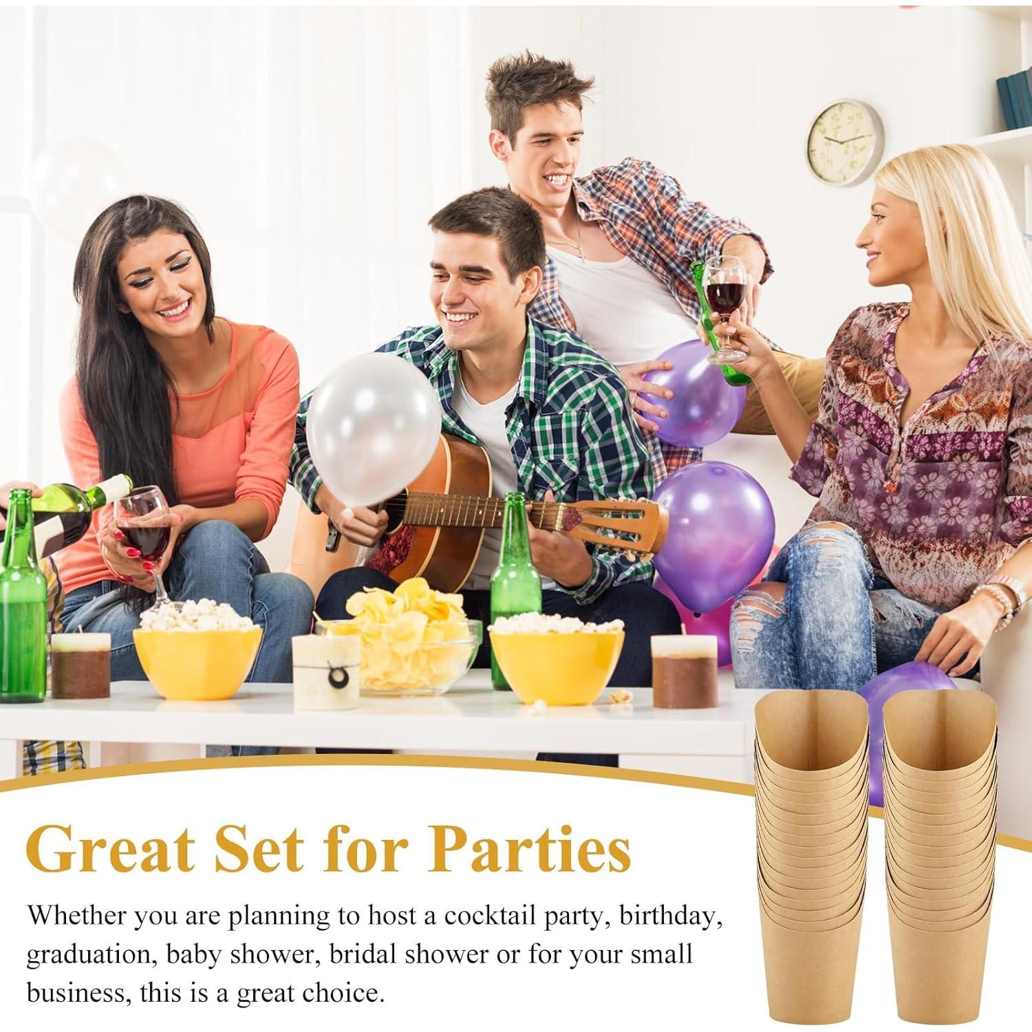 100 Copas de Charcutería ZORRITA 8 oz Desechables con Palillos