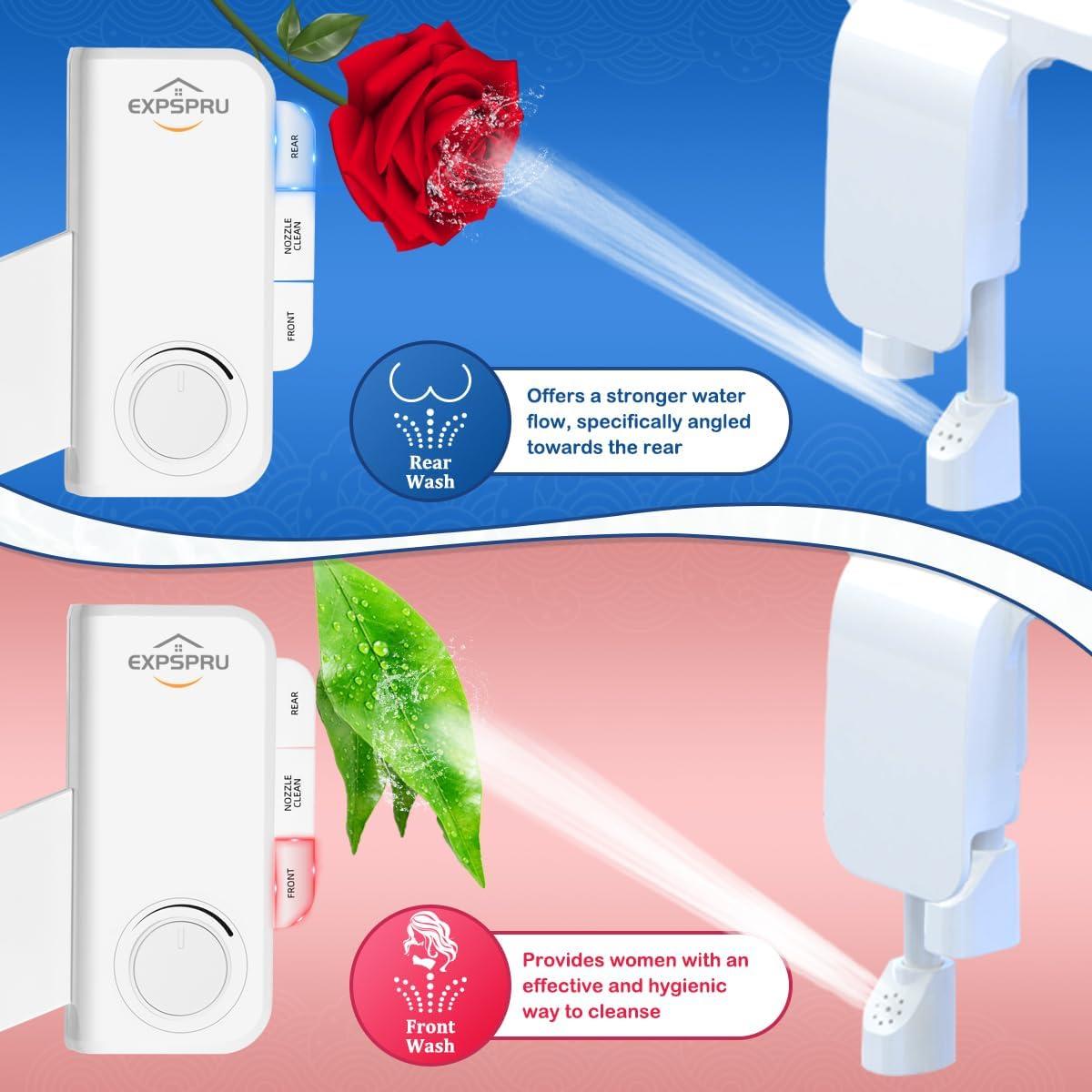 Accesorio de Bidet No Eléctrico EXPSPRU Blanco con Doble Boquilla