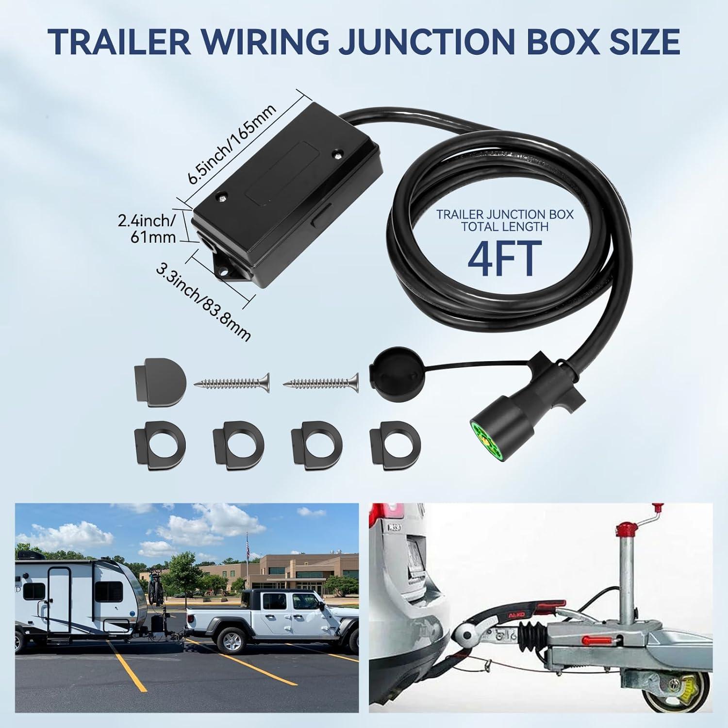 Arnés de Cableado para Remolque 7 Pines Gubrdfrsod 4 Pies