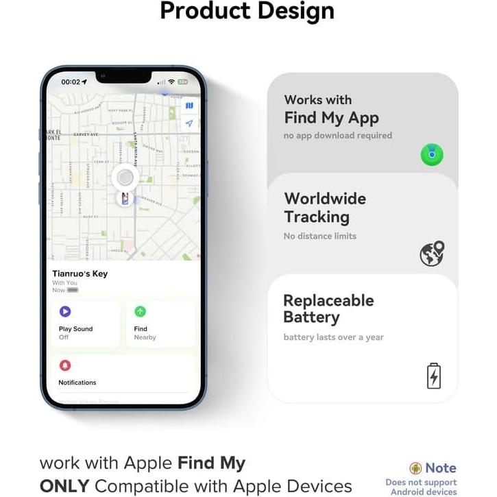 Buscador de Artículos Spotelo MTag Azul con Estuche IP67
