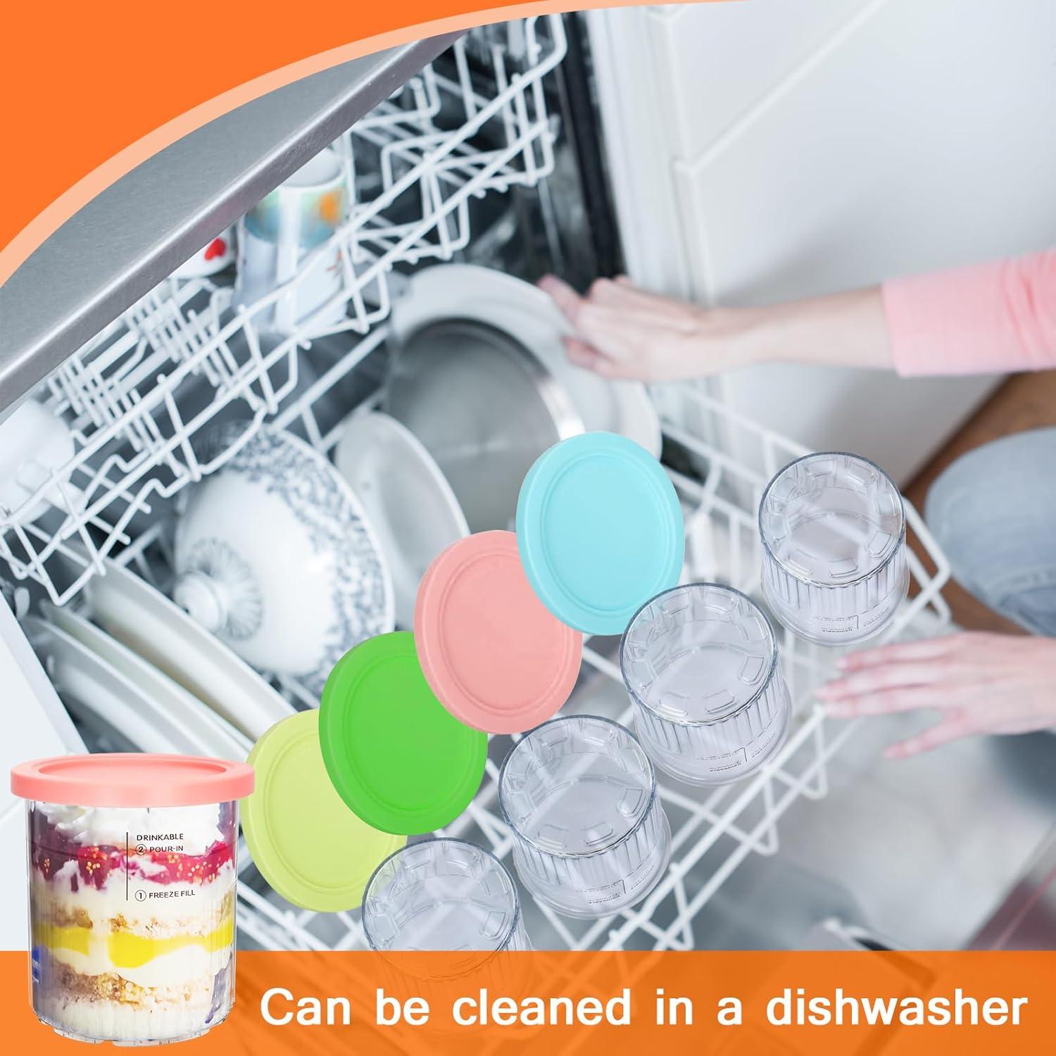 Pints y Tapas para Heladera Ninja Creami Deluxe 4 Pack 680ml