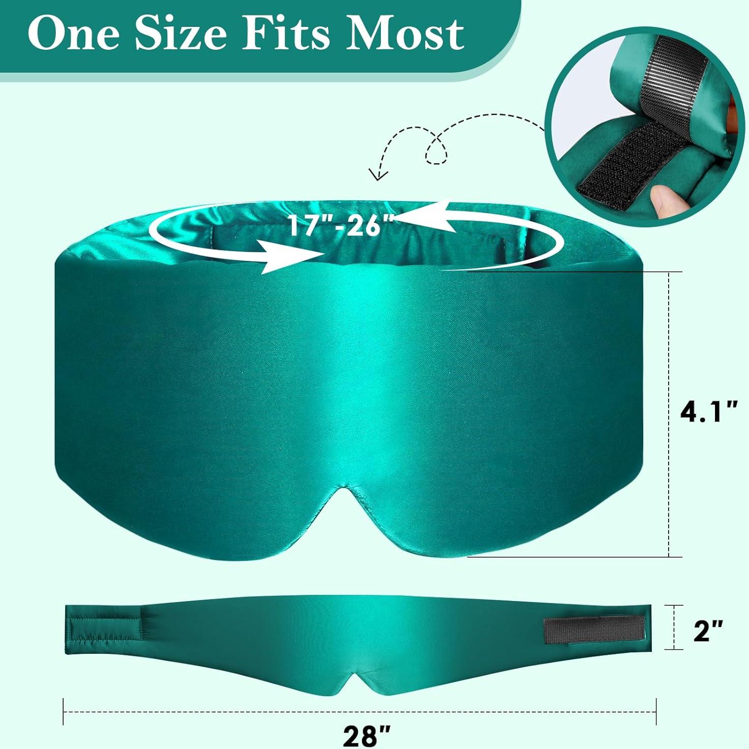 Máscara Térmica de Ojos FERVORSOFT Verde, Alivio Sinusal USB