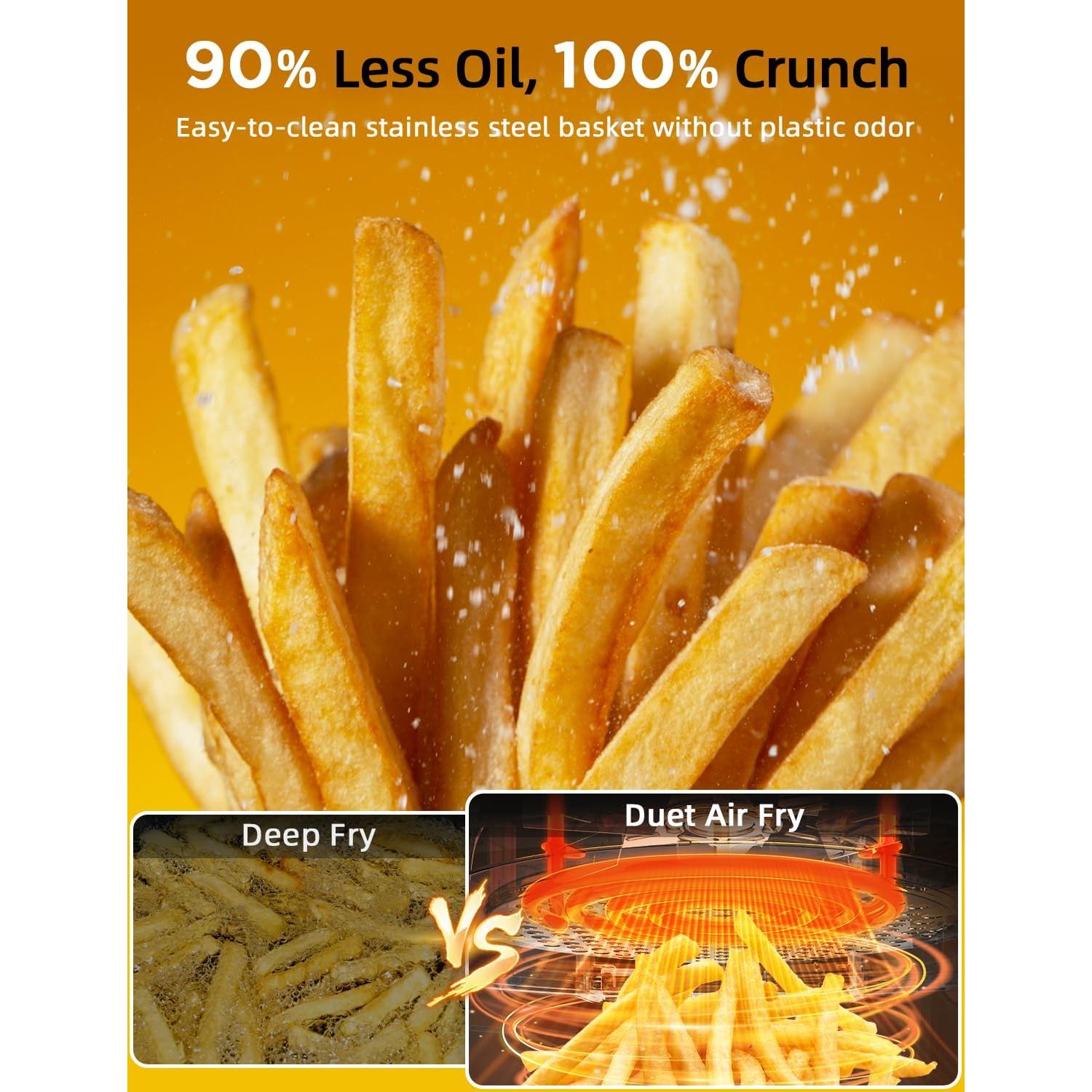 Olla de Presión Eléctrica y Freidora de Aire Nuwave Duet 6qt