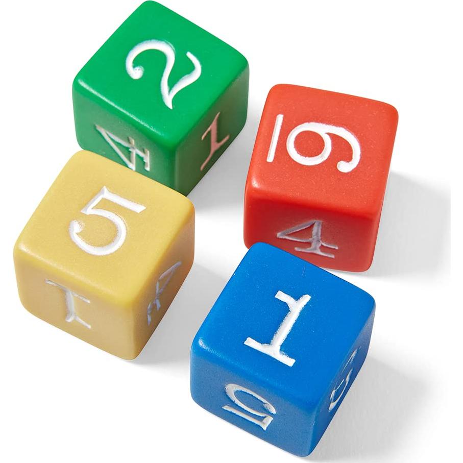 Dados de Plástico Hand2Mind Set de 12 Colores 1.9 cm