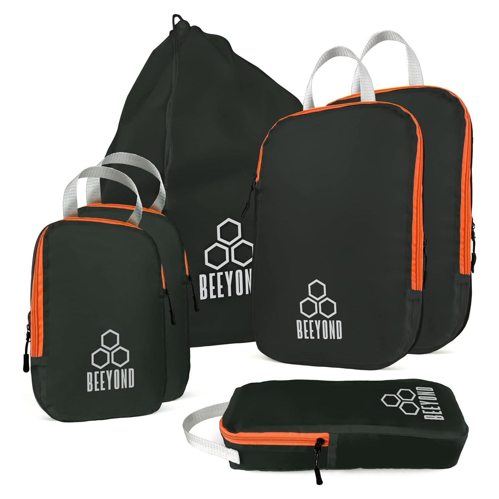 Juego de Cubos de Compresión Beeyond - 6 Piezas para Viaje