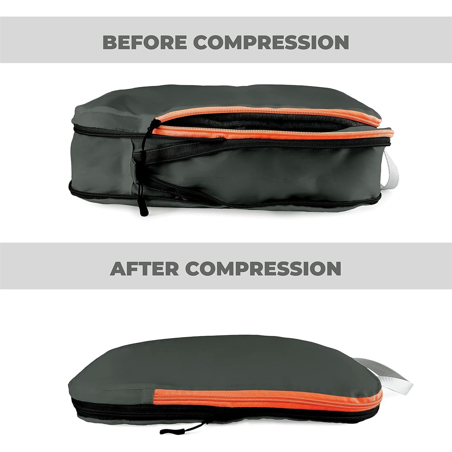 Juego de Cubos de Compresión Beeyond - 6 Piezas para Viaje