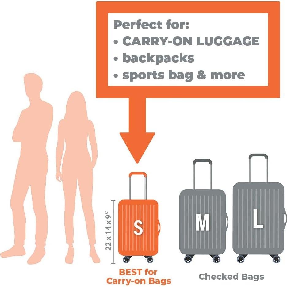 Juego de Cubos de Compresión Beeyond - 6 Piezas para Viaje